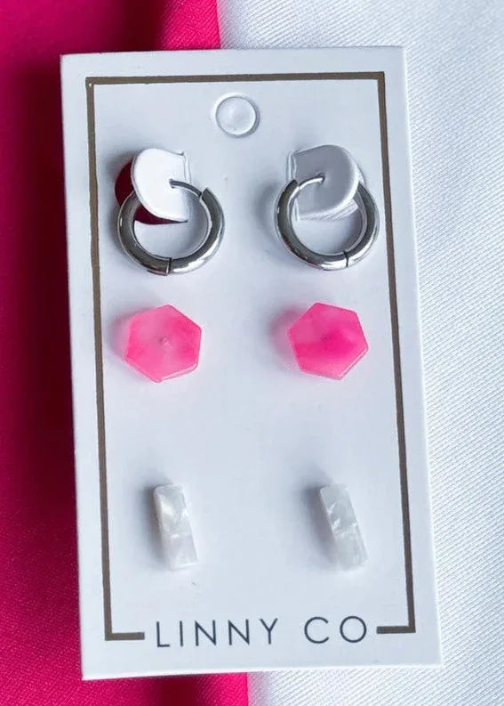 Perfect Trio Earring Set - Winter - Surprise Lily