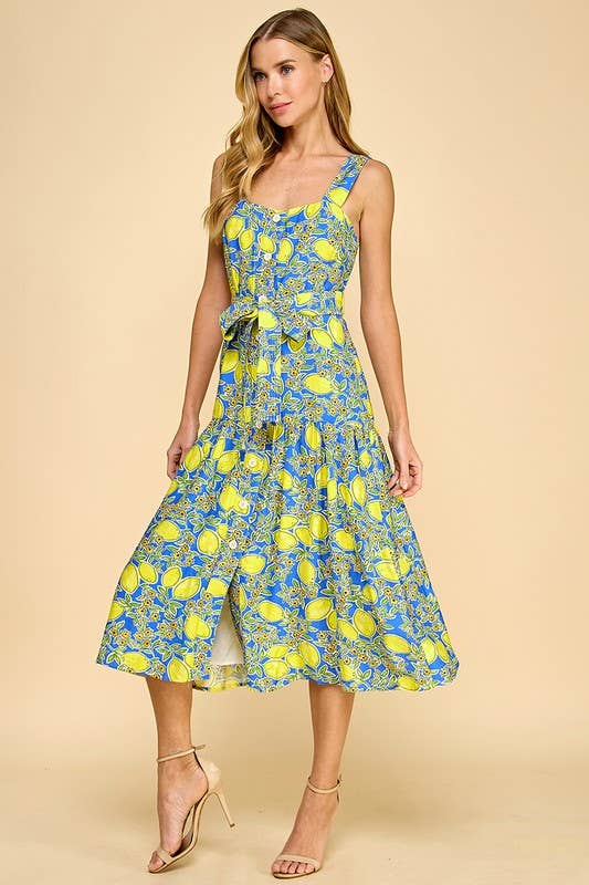 Sorrento Sun Midi Dress