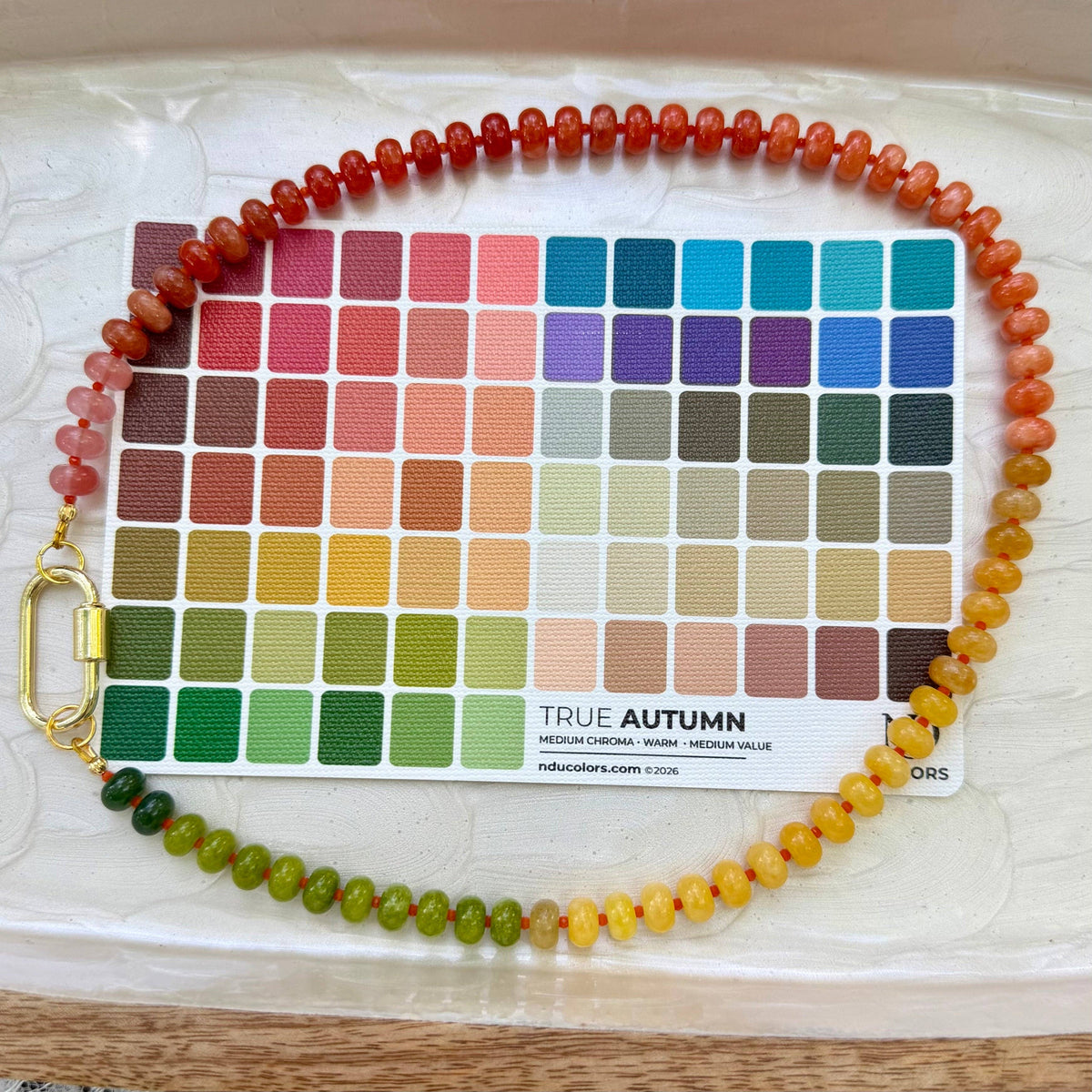 Ava | Orange, Yellow Ochre, Lime Green, and Forest Green | Autumn - Surprise Lily