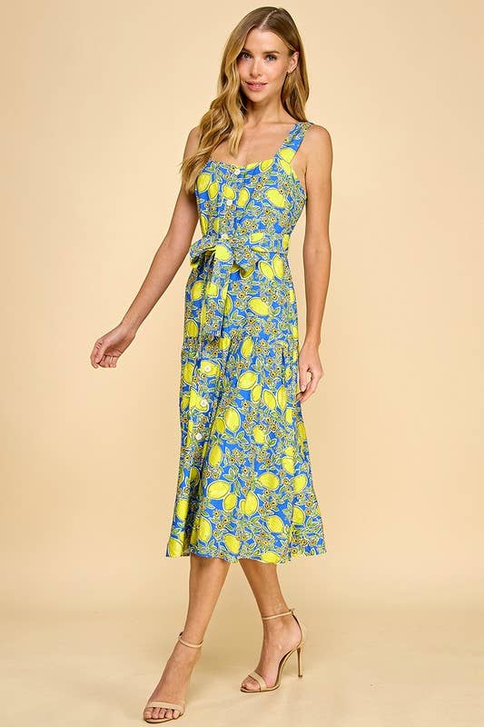 Sorrento Sun Midi Dress