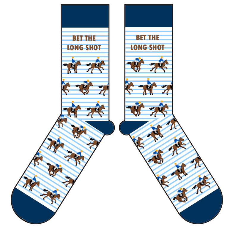 Barrel Down South: Bet The Long Shot Socks