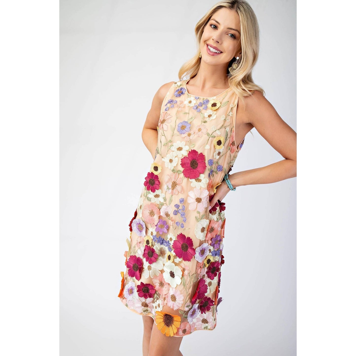 Blossom Shift Mini Dress
