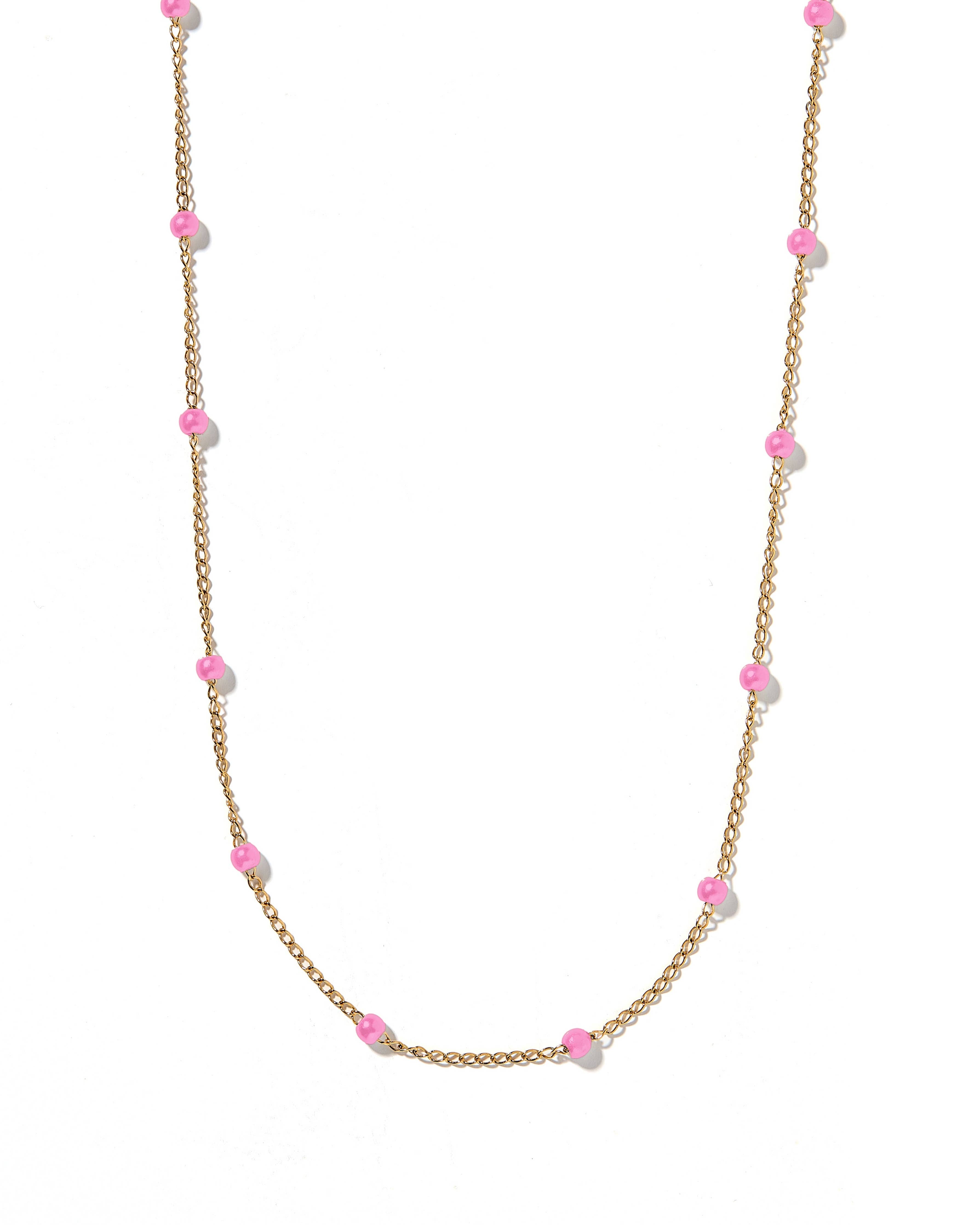 Necklace - Dabney Pink - Surprise Lily