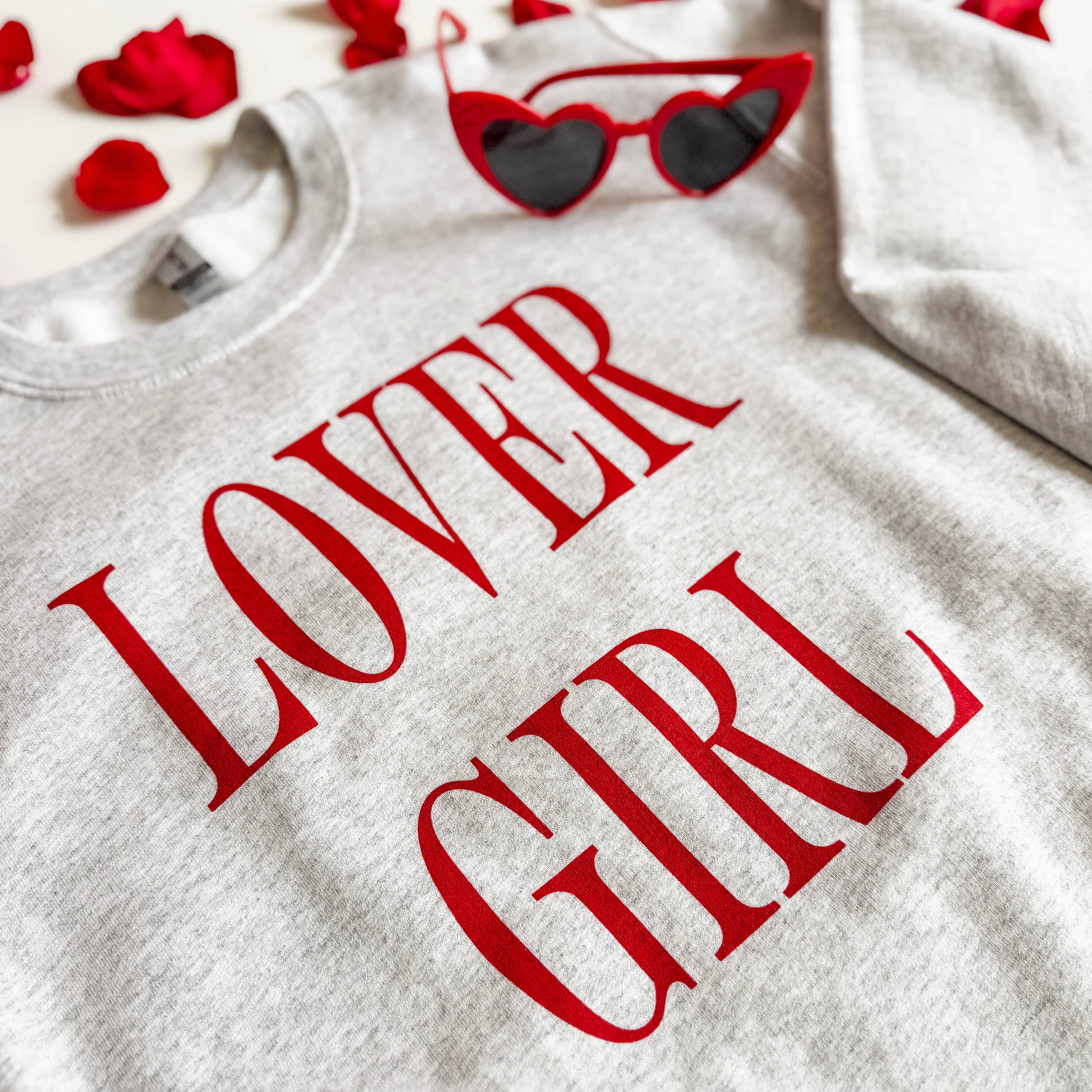 LOVER GIRL Crewneck Sweatshirt - Surprise Lily