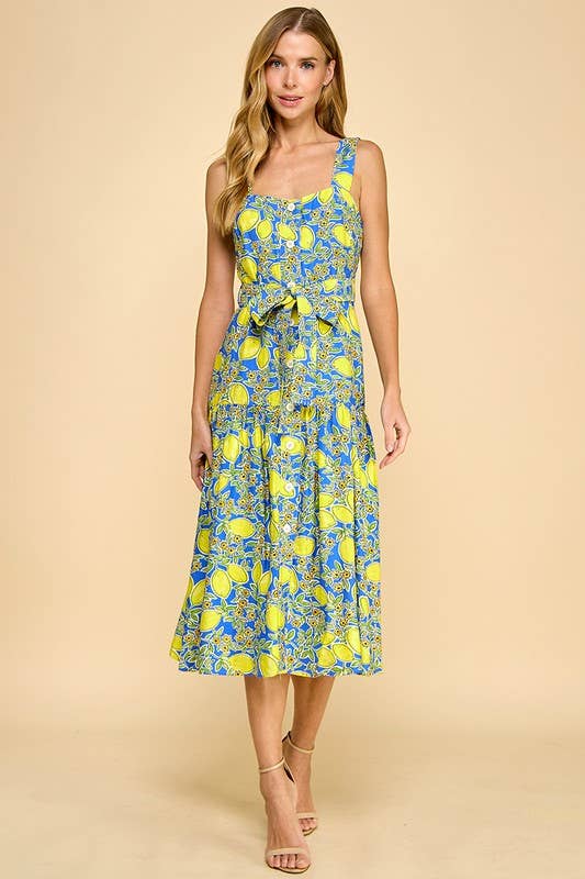 Sorrento Sun Midi Dress