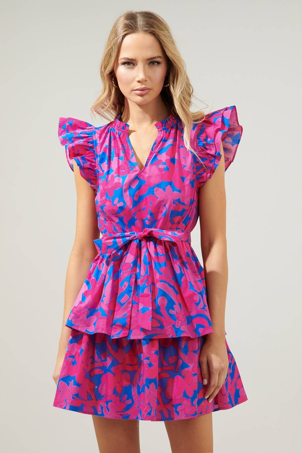 Yeraldi Berry Marisol Tiered Mini Dress - Dress - Mini - Surprise Lily