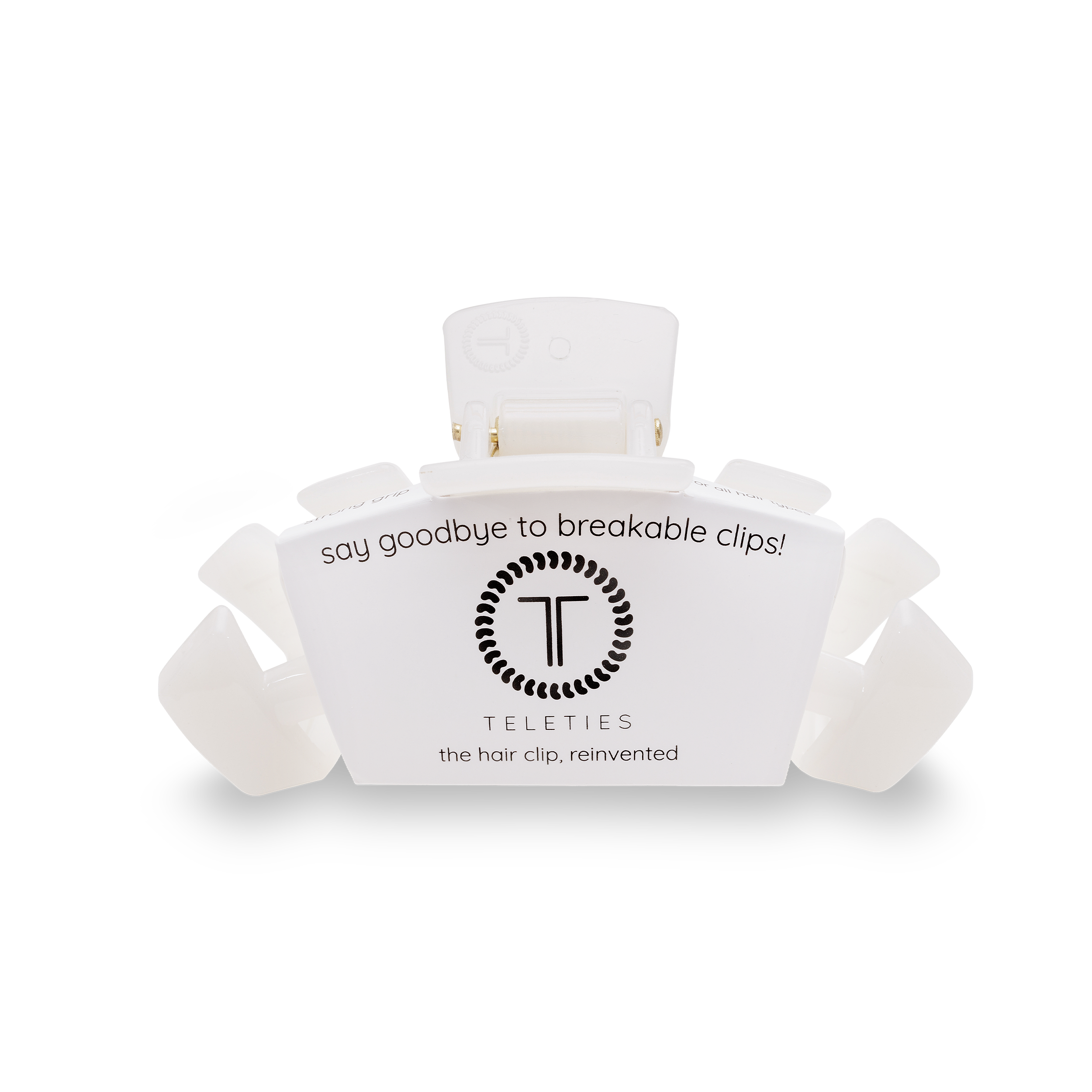 Classic Hair Clip | Med. | Coconut White