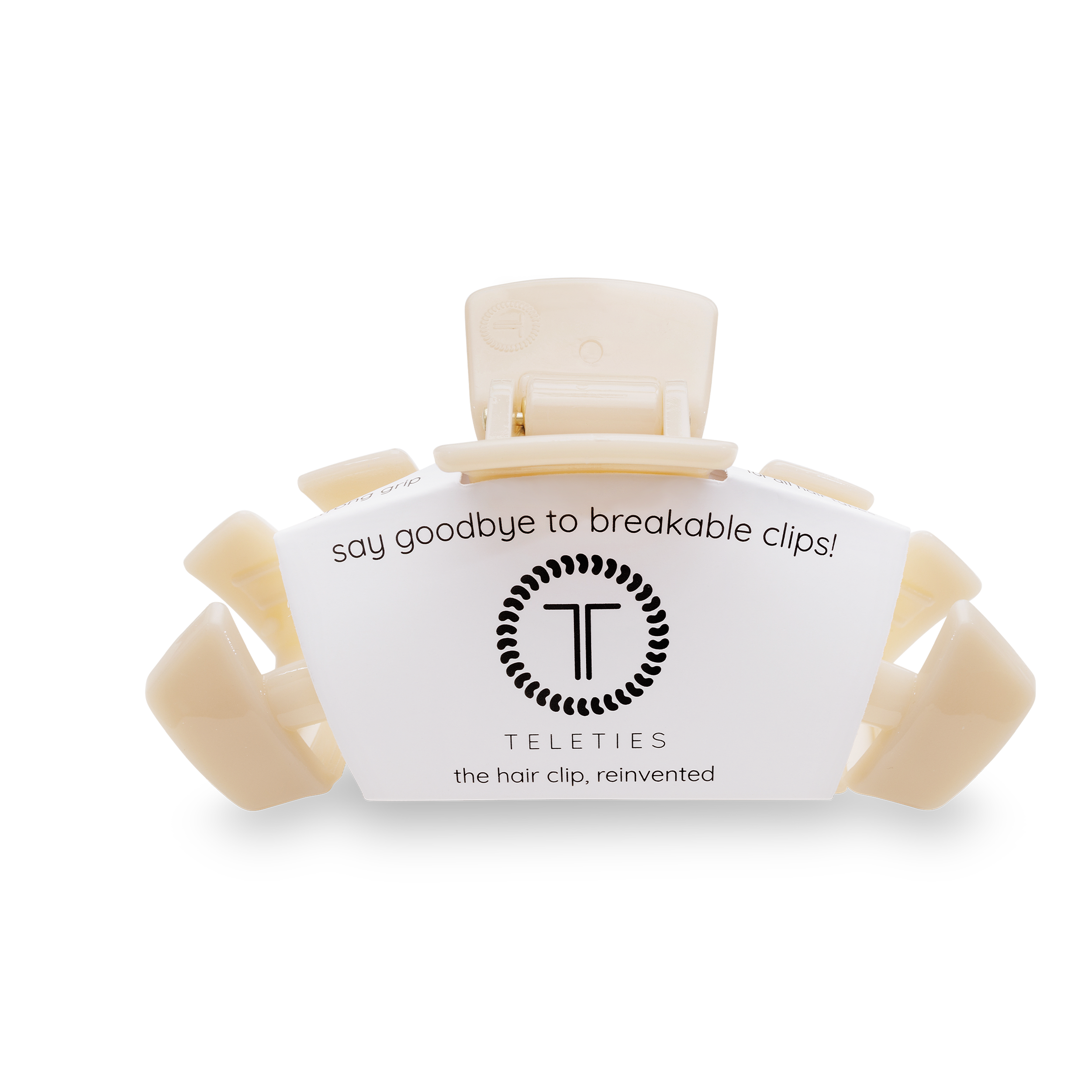 Classic Hair Clip | Large | Almond Beige