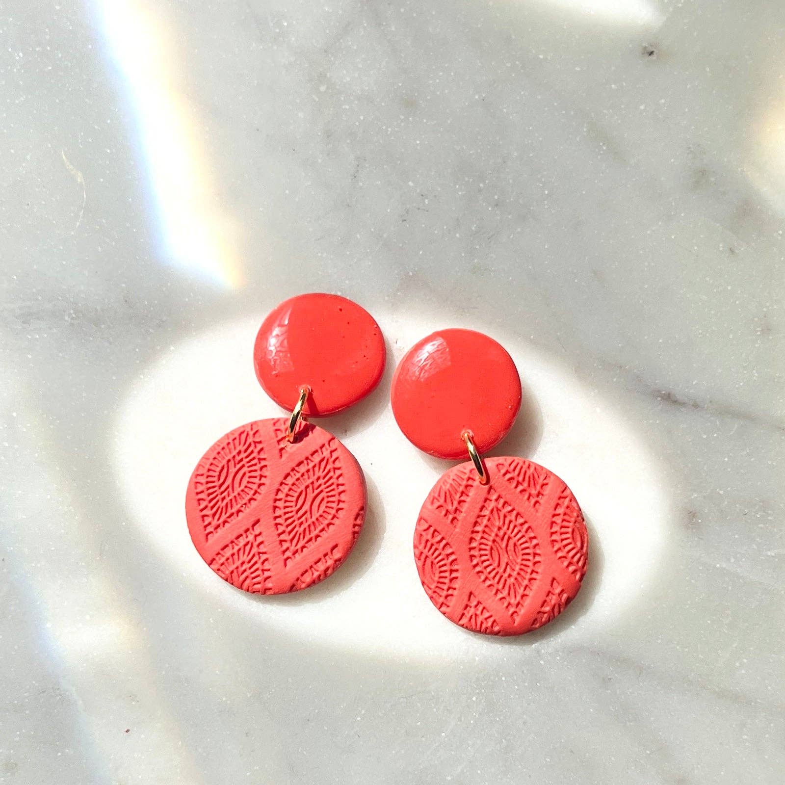 Harmony Earring: Geranium - Spring and Autumn