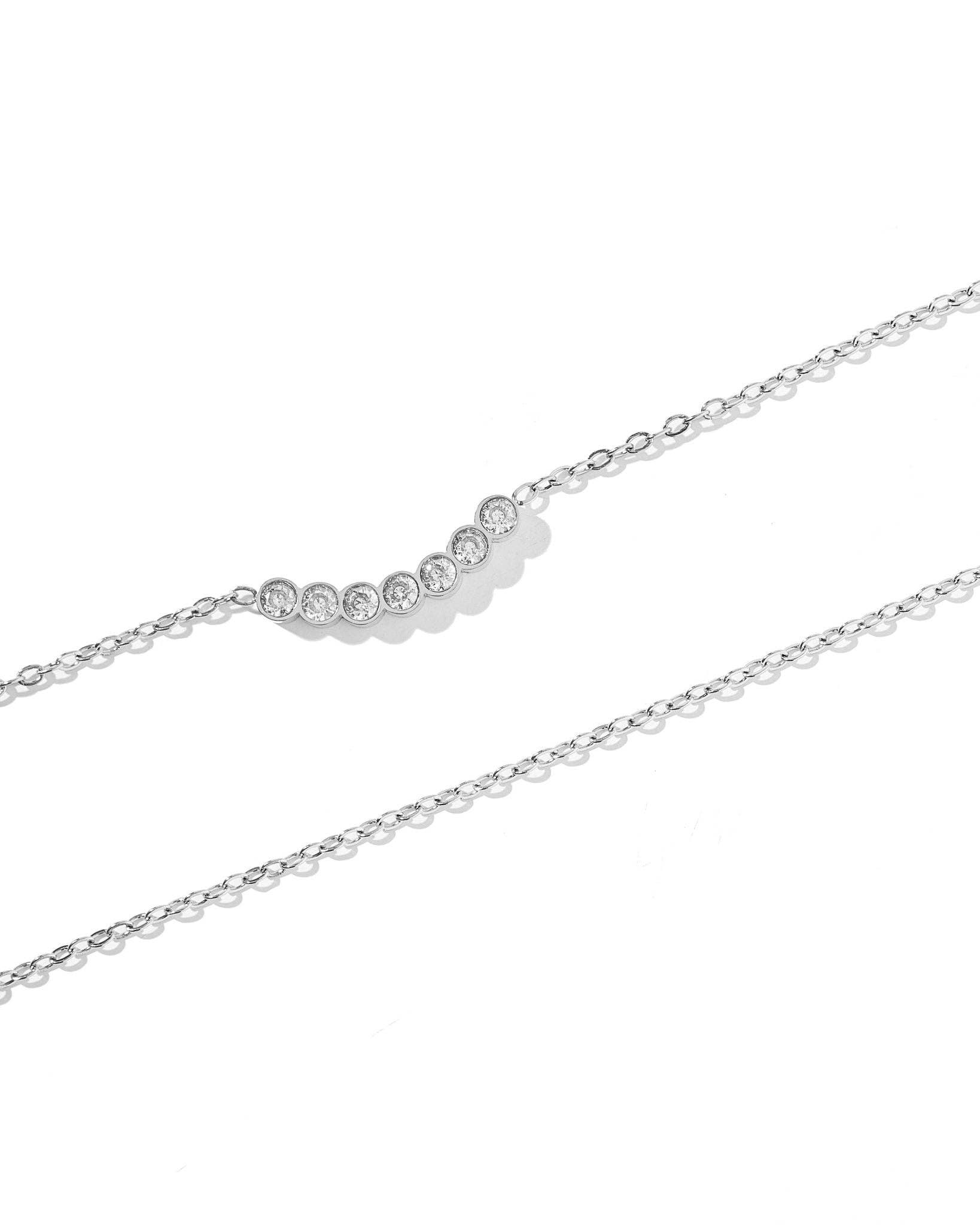 Necklace - Abigail Silver - Surprise Lily