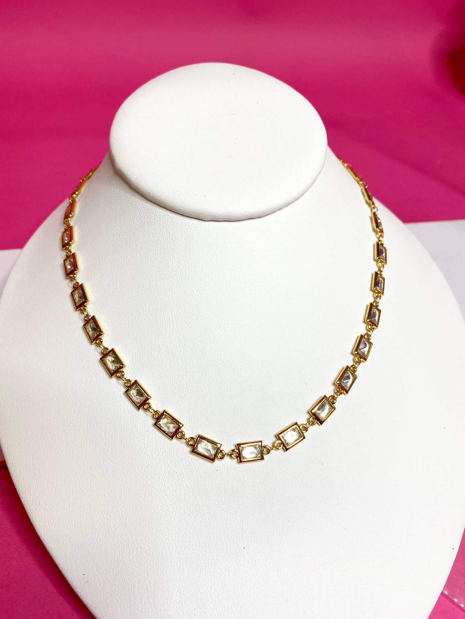 CZ Chain Layering Chokers