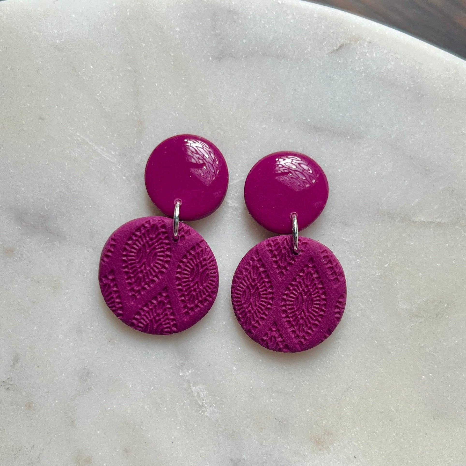 Harmony Earring: Amethyst - Summer