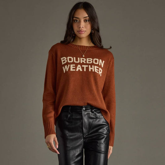 Bourbon Weather Sweater in Rust