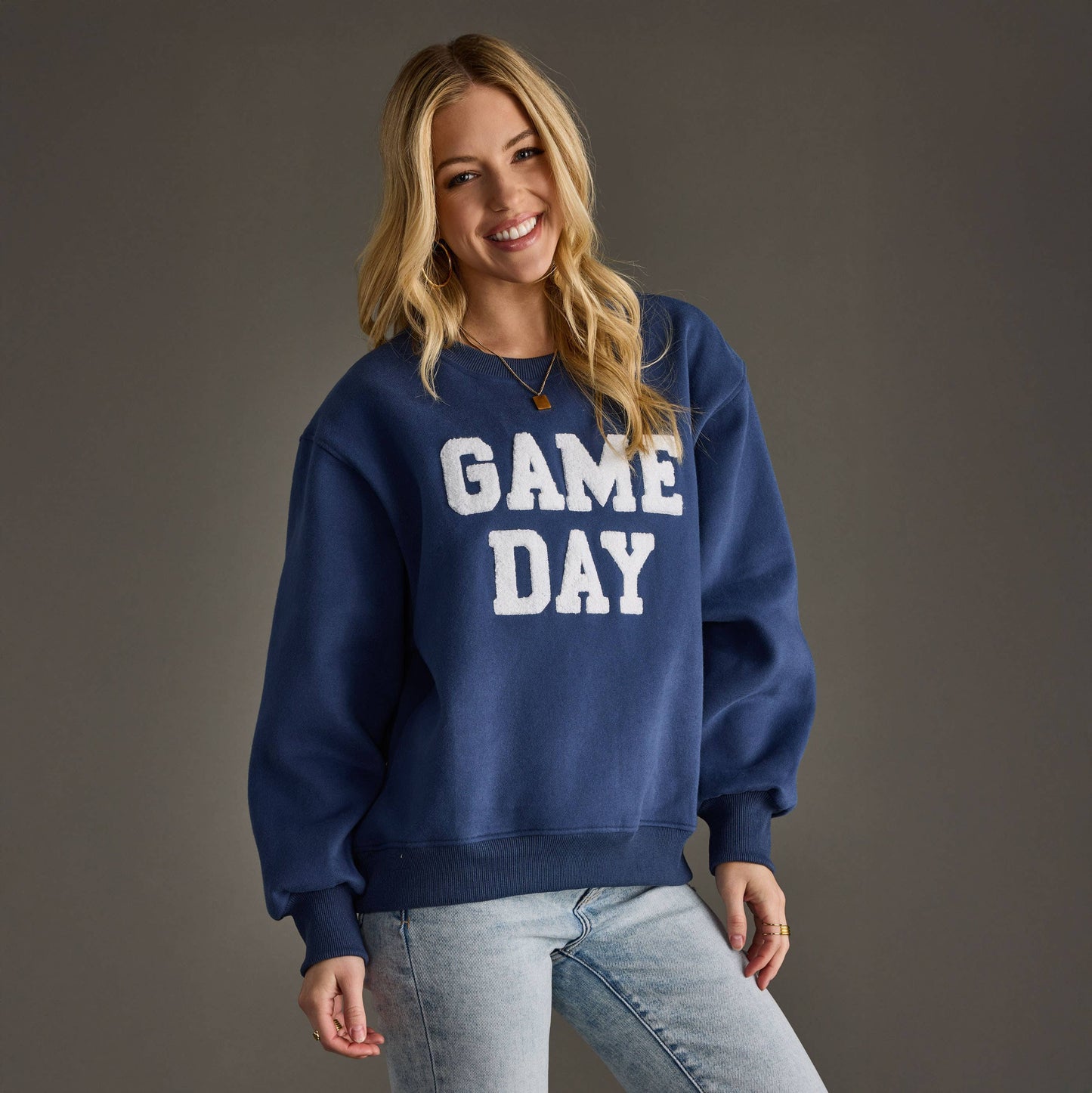 Blue "Game Day" Sweatshirt