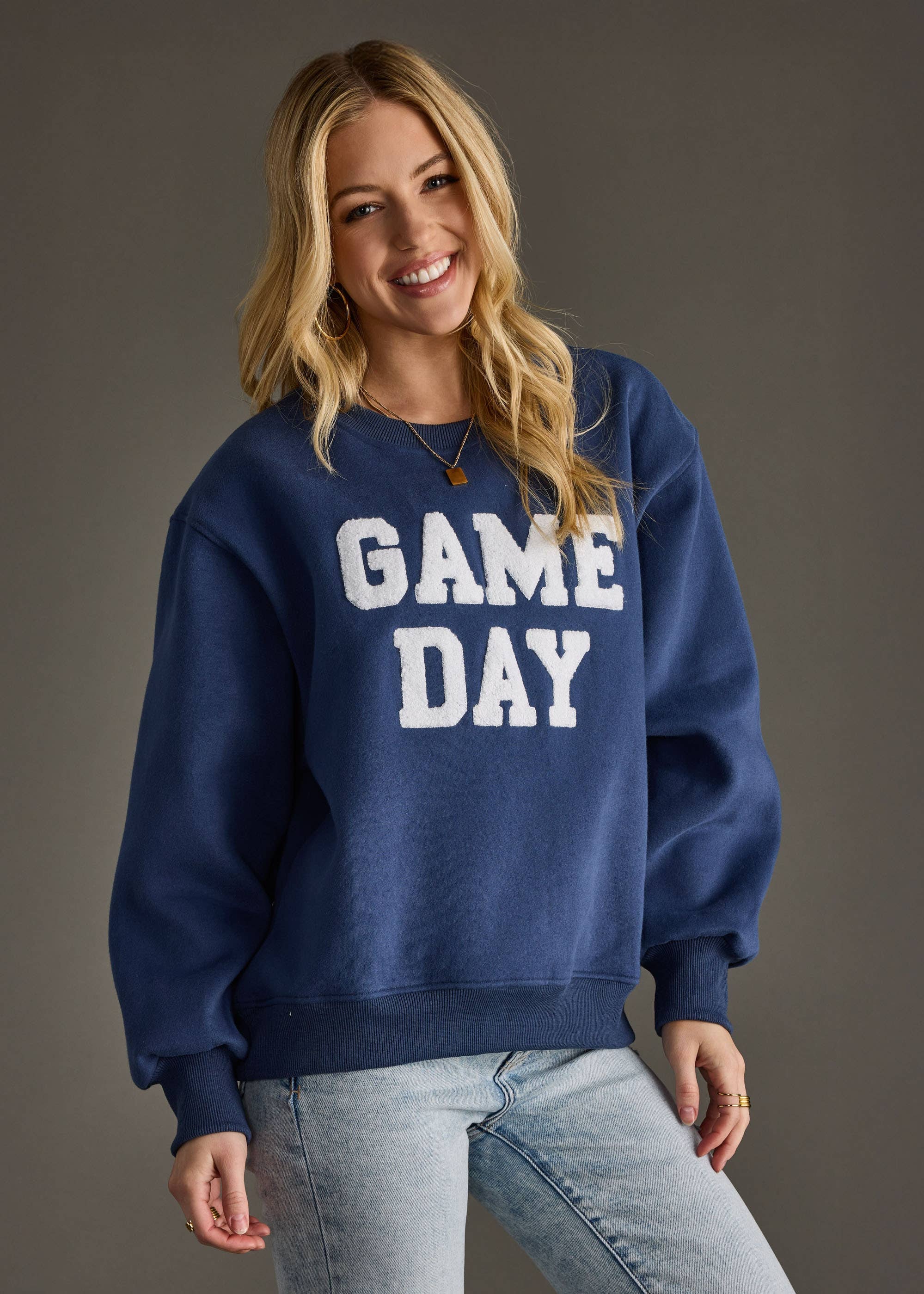 Blue "Game Day" Sweatshirt