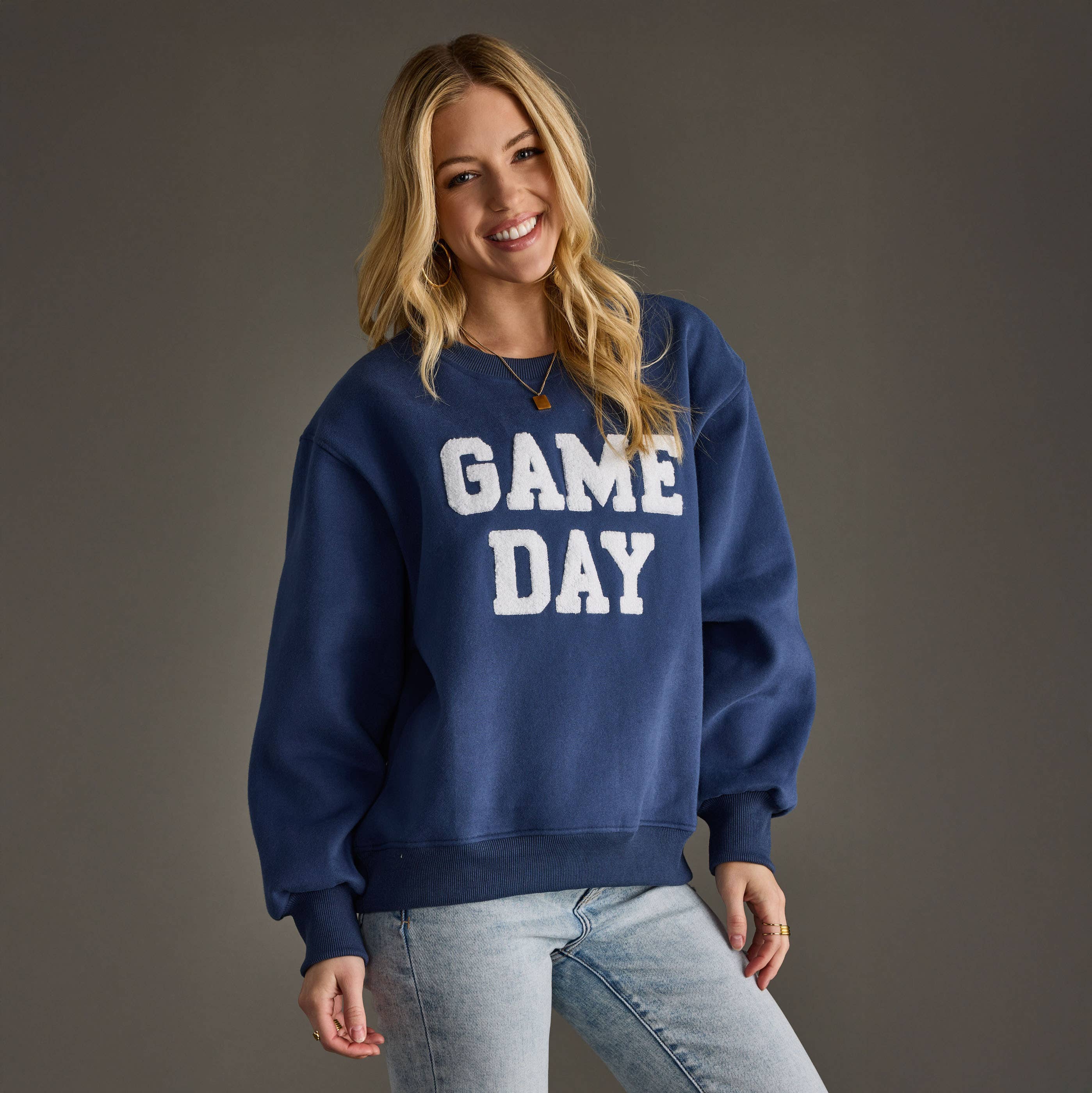 Blue "Game Day" Sweatshirt