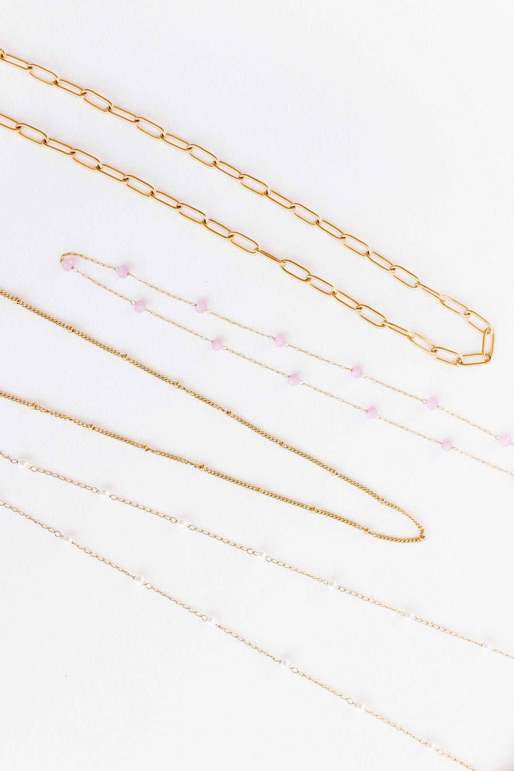 Necklace - Palmer Paperclip Gold - Surprise Lily