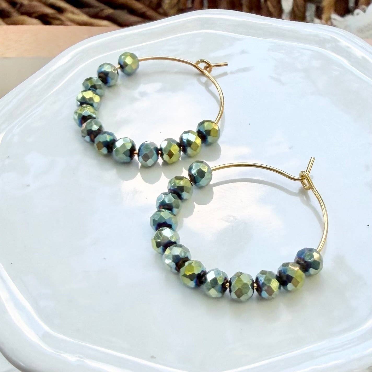 Malia | Iridescent Forest Green | Autumn - Surprise Lily