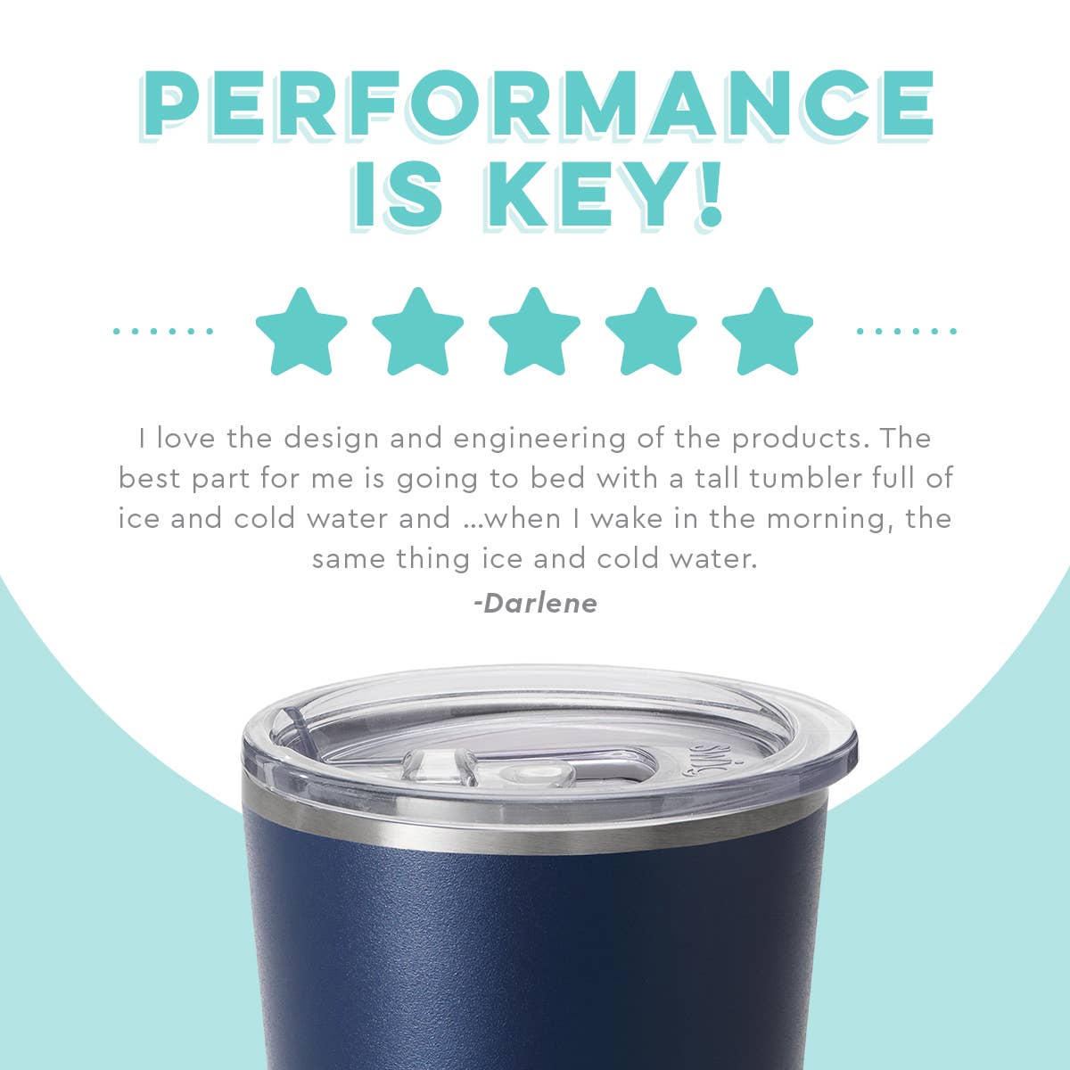 Swig Navy Tumbler (22oz)