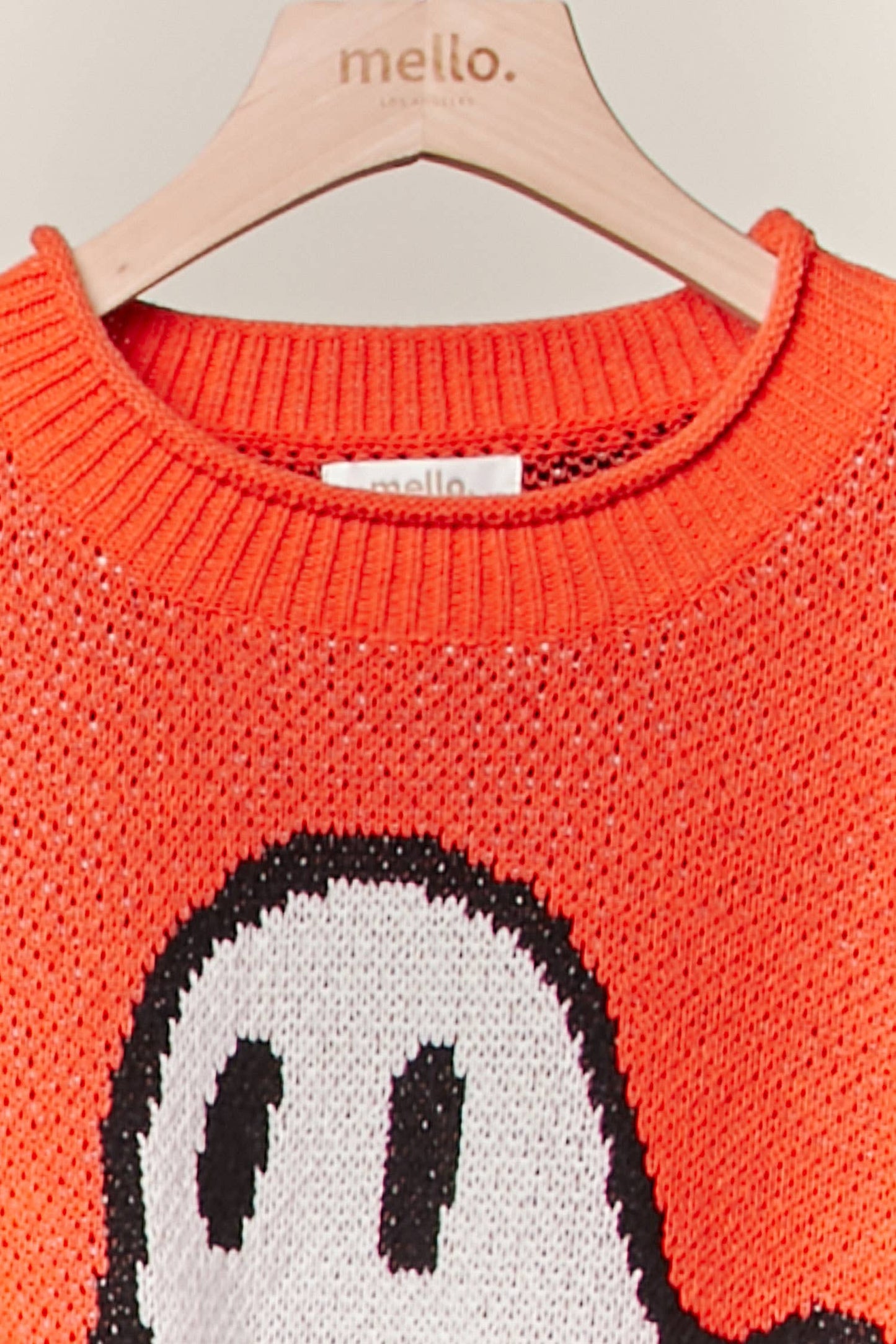 Halloween Spooky Face  Ghost Knit