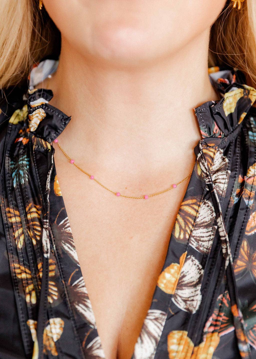 Necklace - Dabney Pink - Surprise Lily