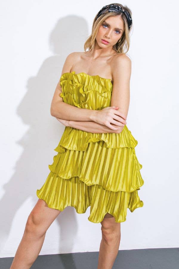 Golden Hour Ruffle Dress