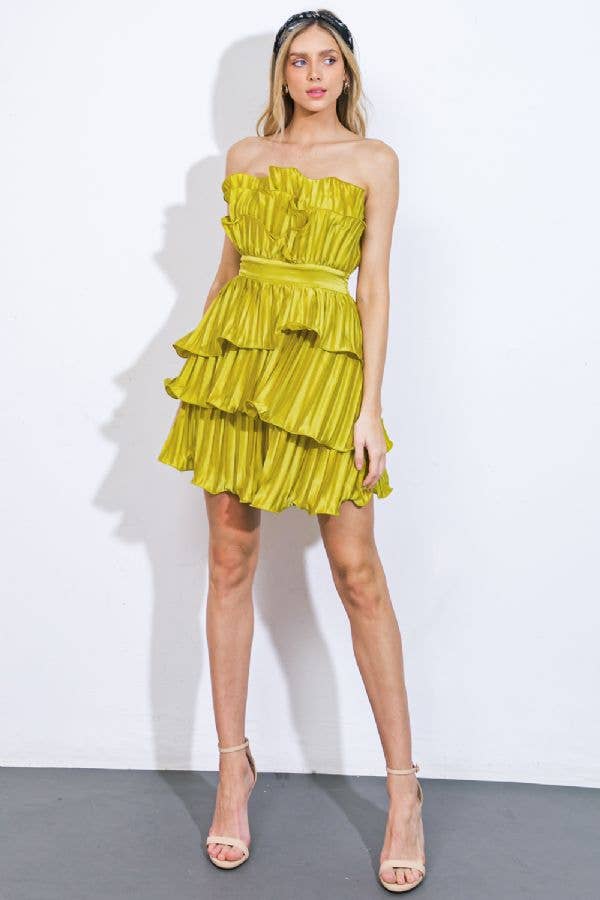 Golden Hour Ruffle Dress