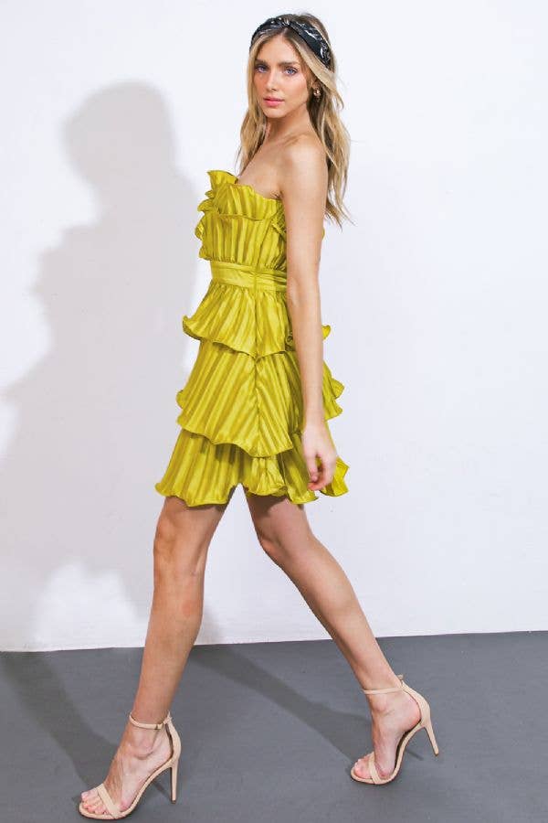 Golden Hour Ruffle Dress