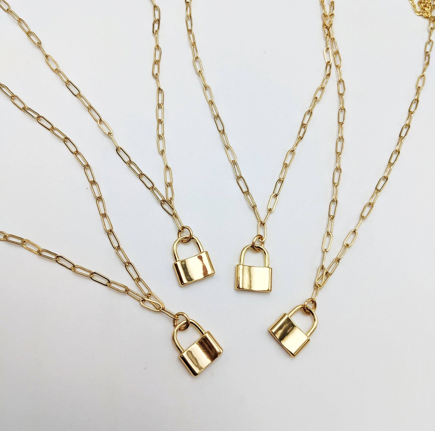 Dainty Lock Necklace