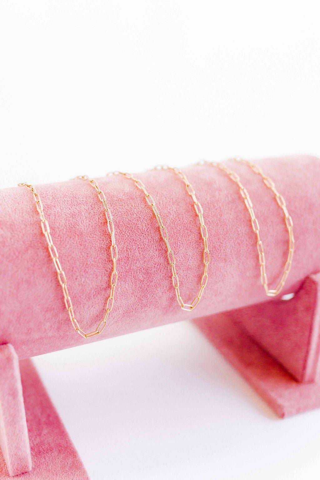 Necklace - Palmer Paperclip Gold - Surprise Lily