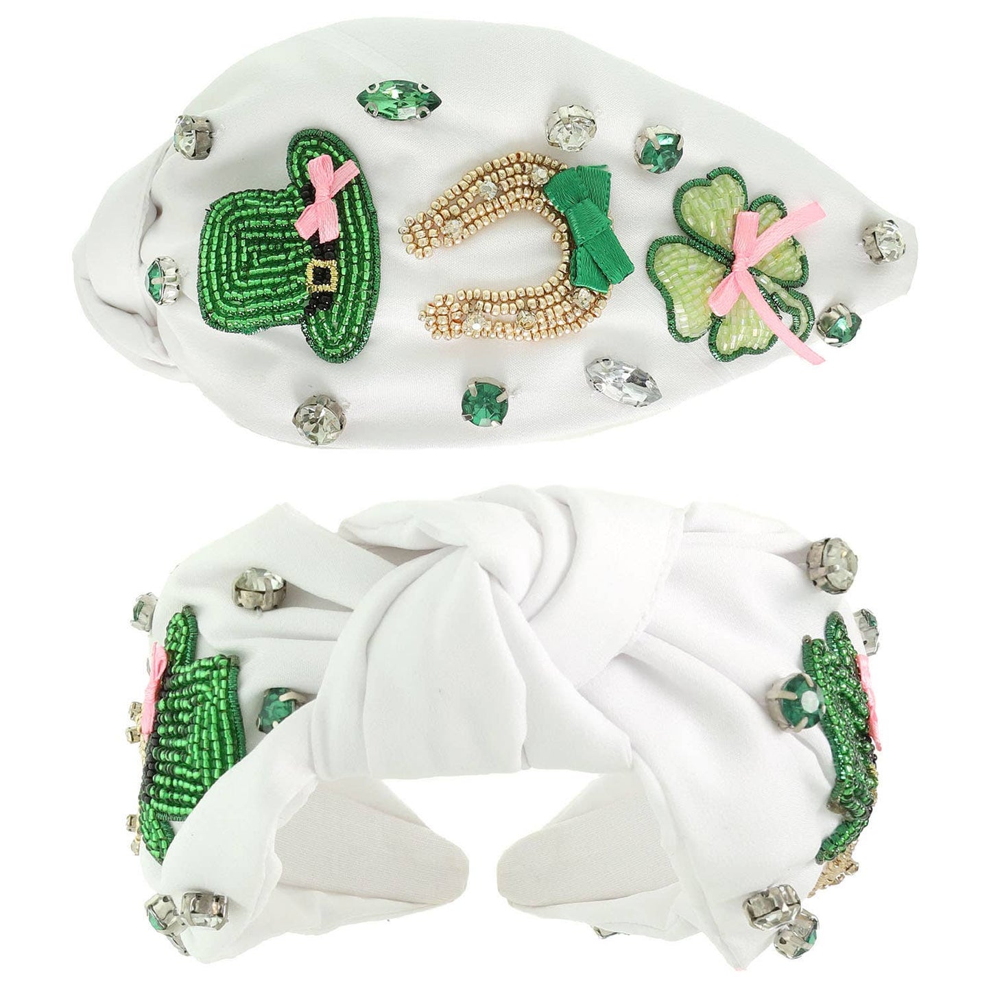 St. Patrick's Theme Top Knotted Headband