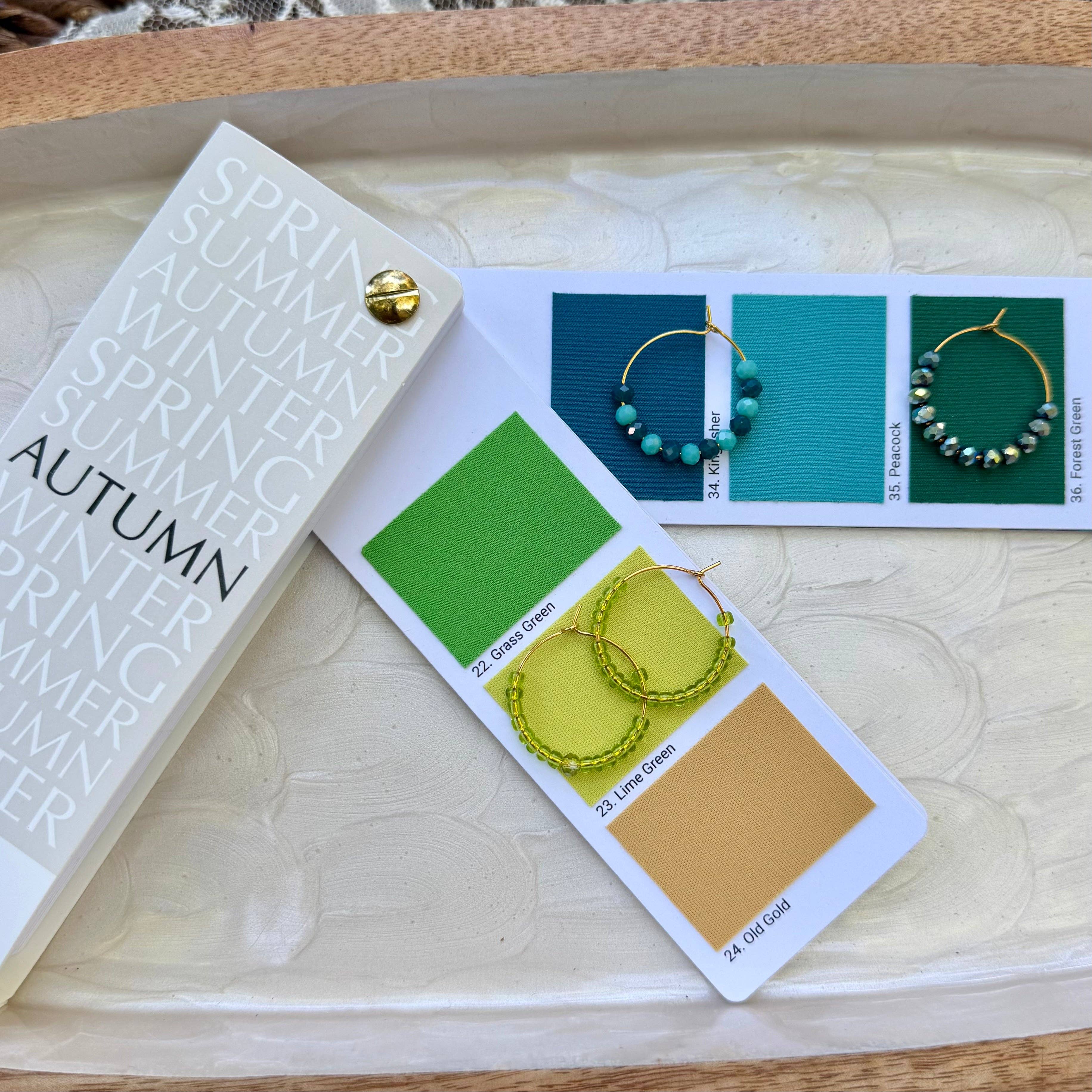 Malia | Iridescent Forest Green | Autumn - Surprise Lily