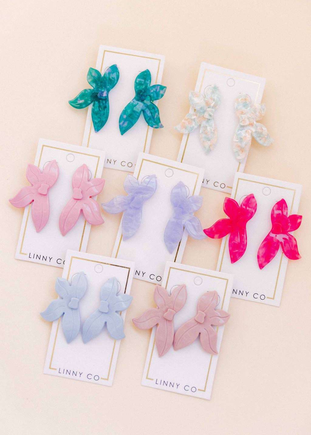 Fern Statement Earrings - Mystic Lagoon - Surprise Lily