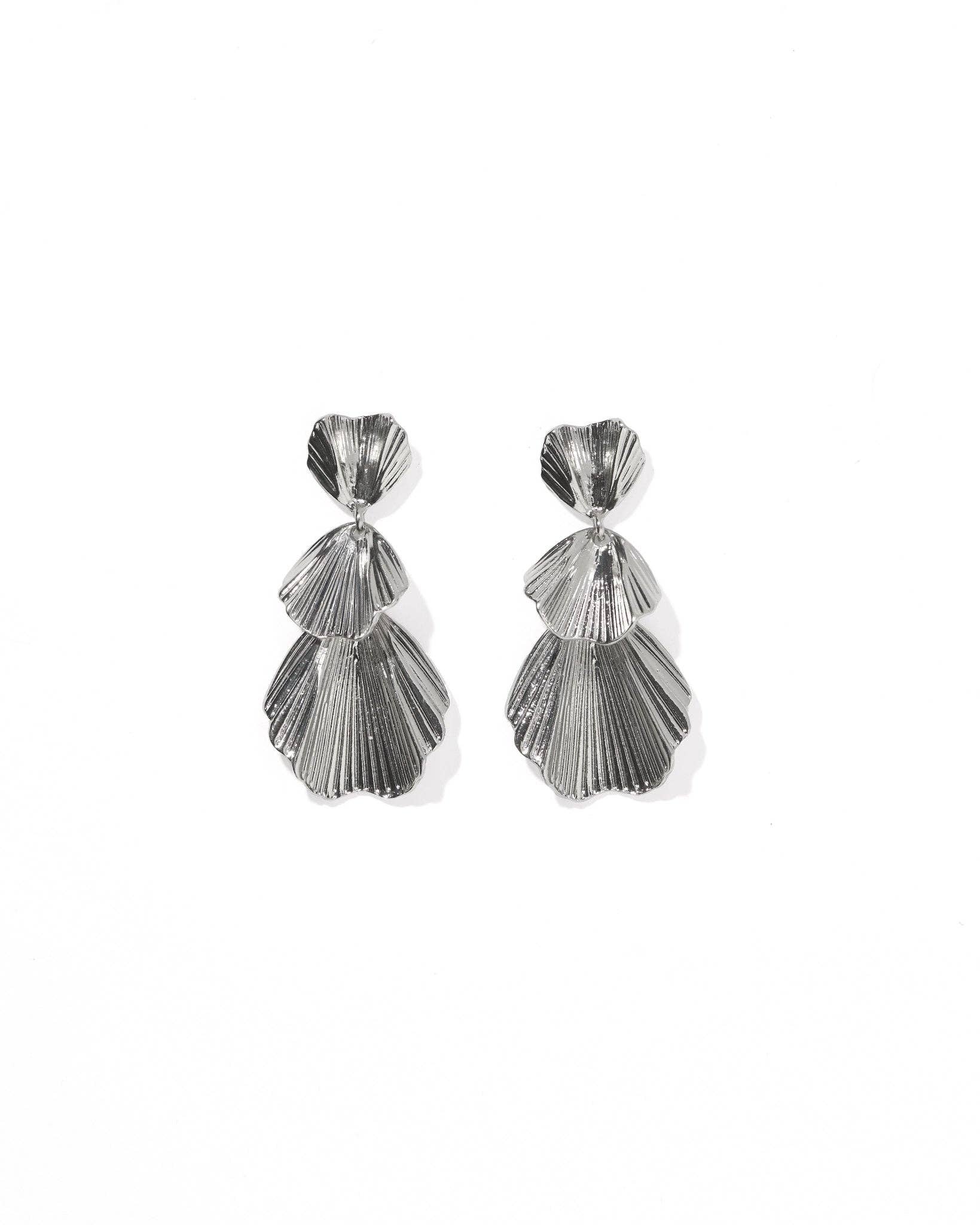Wynn Statement Earrings Silver - Surprise Lily