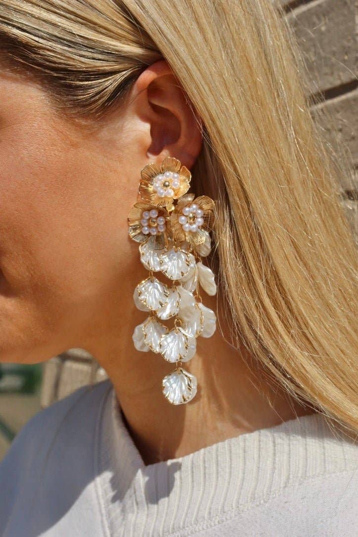 Victoria Statement Earrings - Surprise Lily