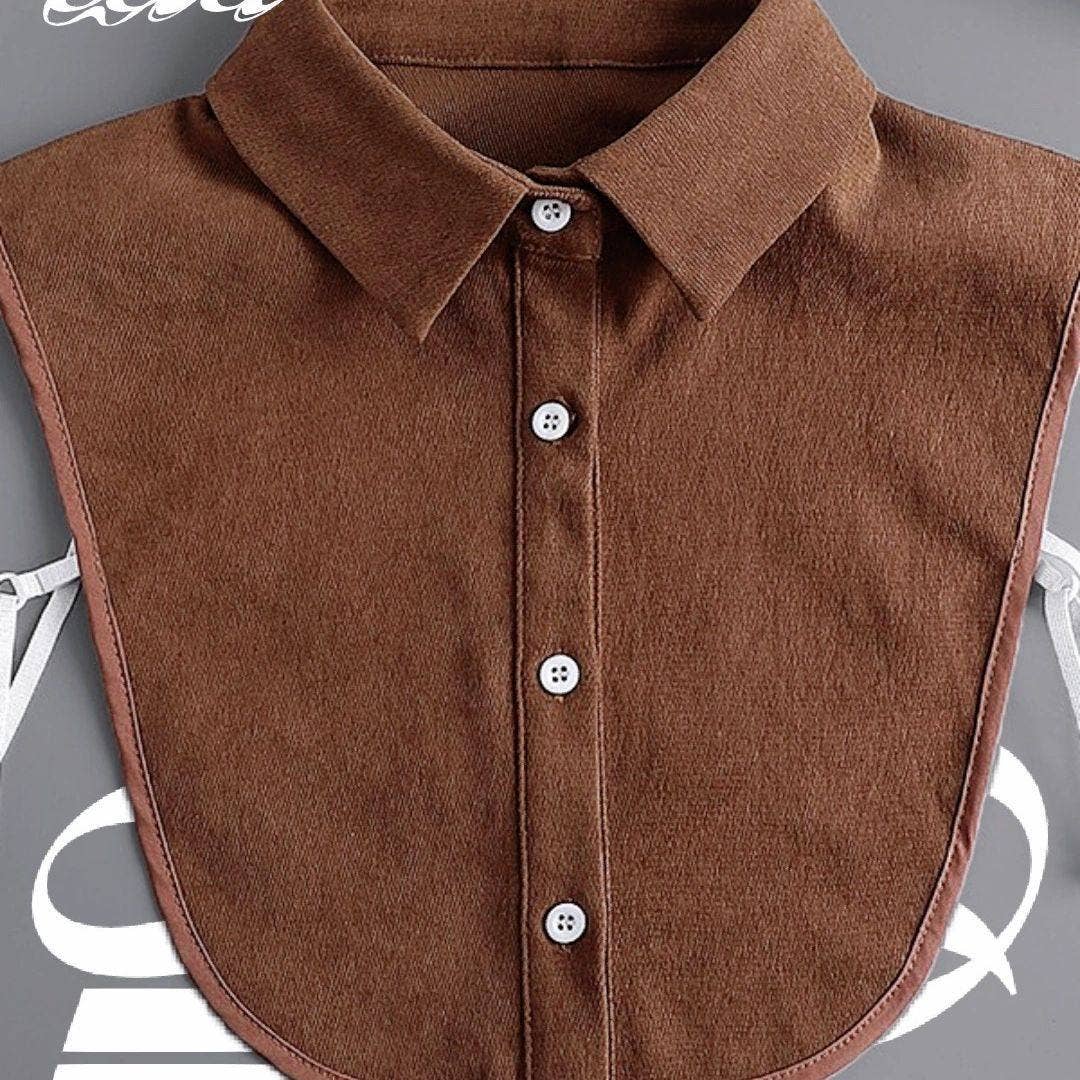 Doll Collar Shirt Detachable Lace Cotton Blouse Top - Surprise Lily