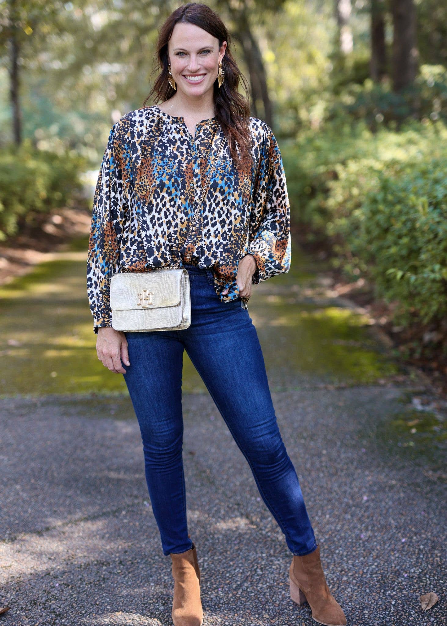 Caroline Hill Rory Crossbody Gold