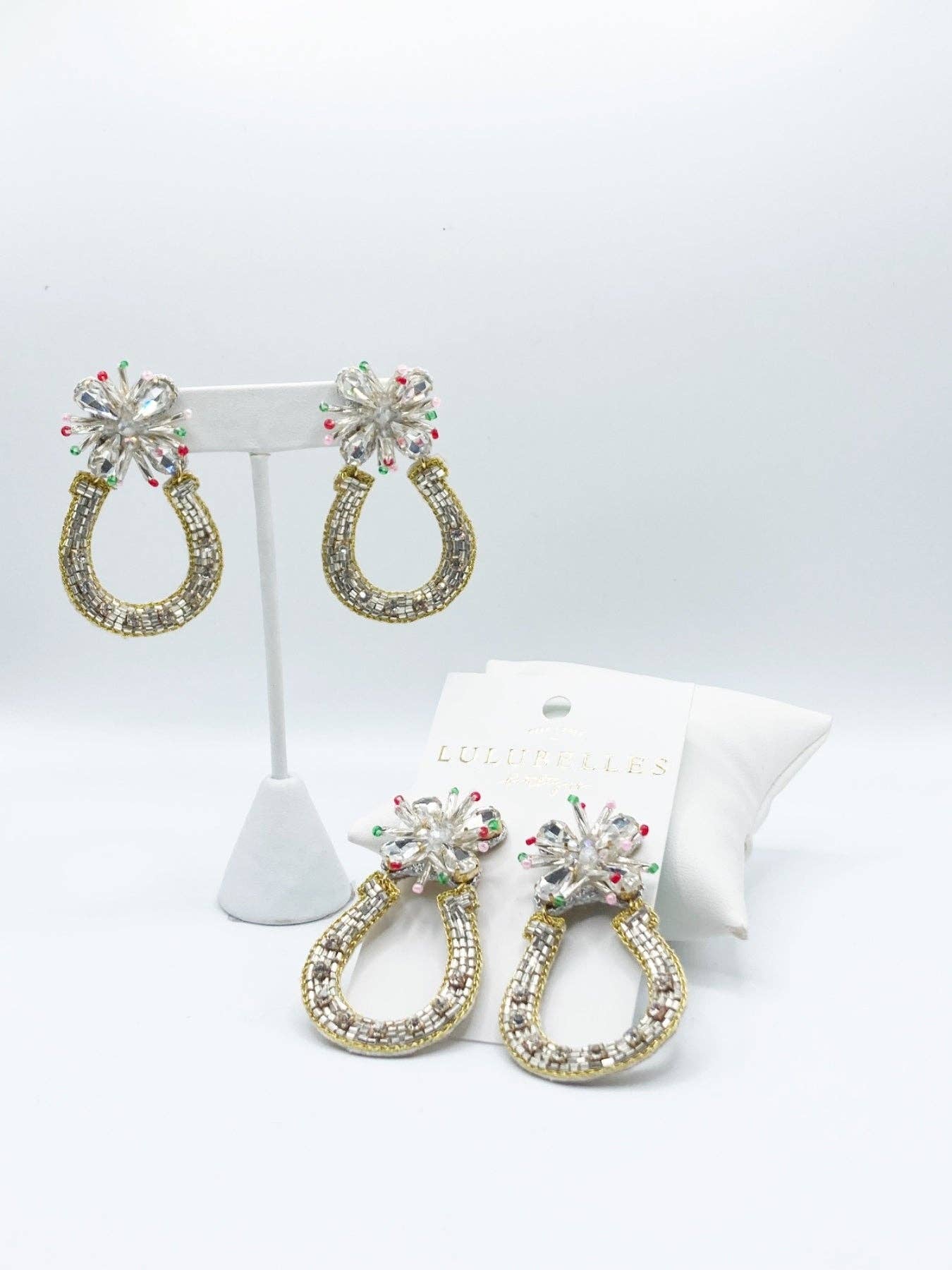 Derby Horseshoe Earrings
