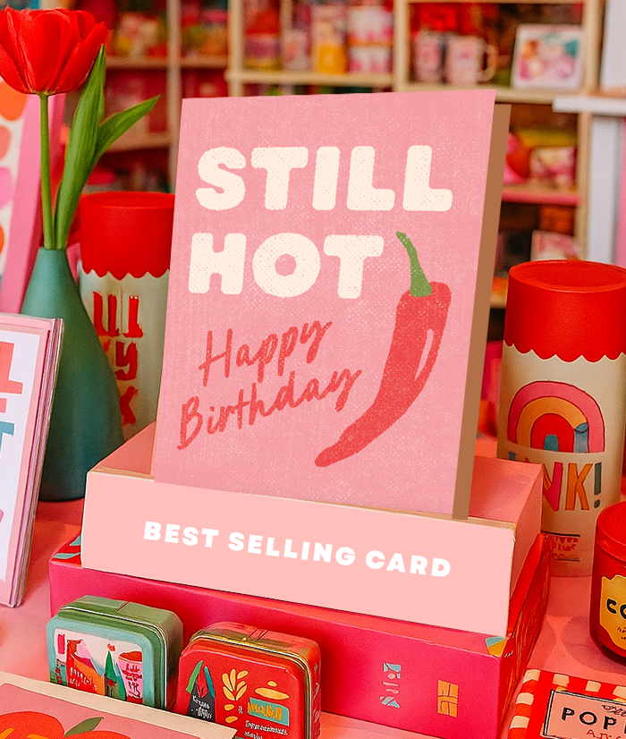 Funny Birthday Card | Still Hot | Spicy Birthday Card Chili - Surprise Lily