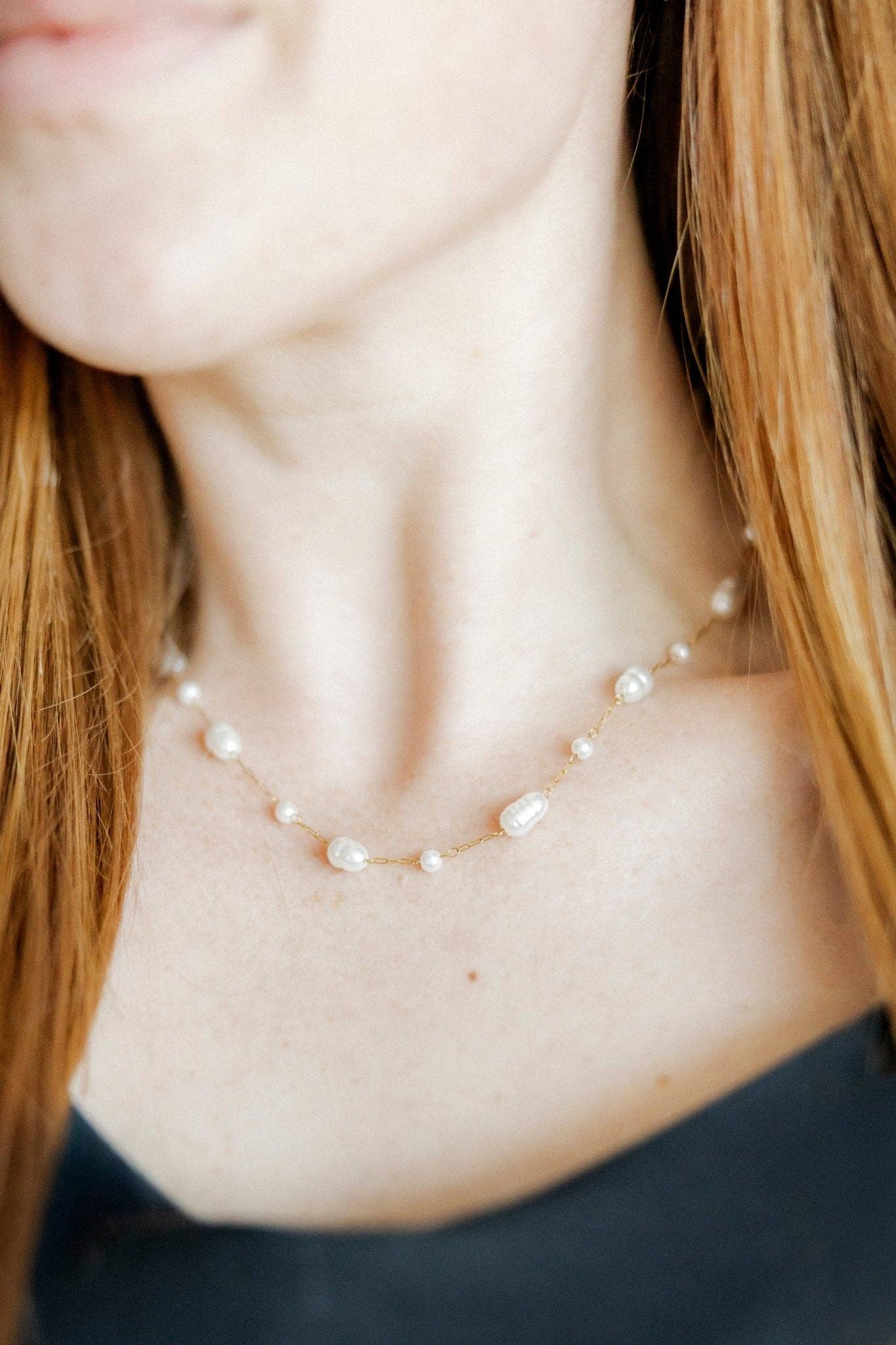 Necklace - Suri Pearl - Surprise Lily