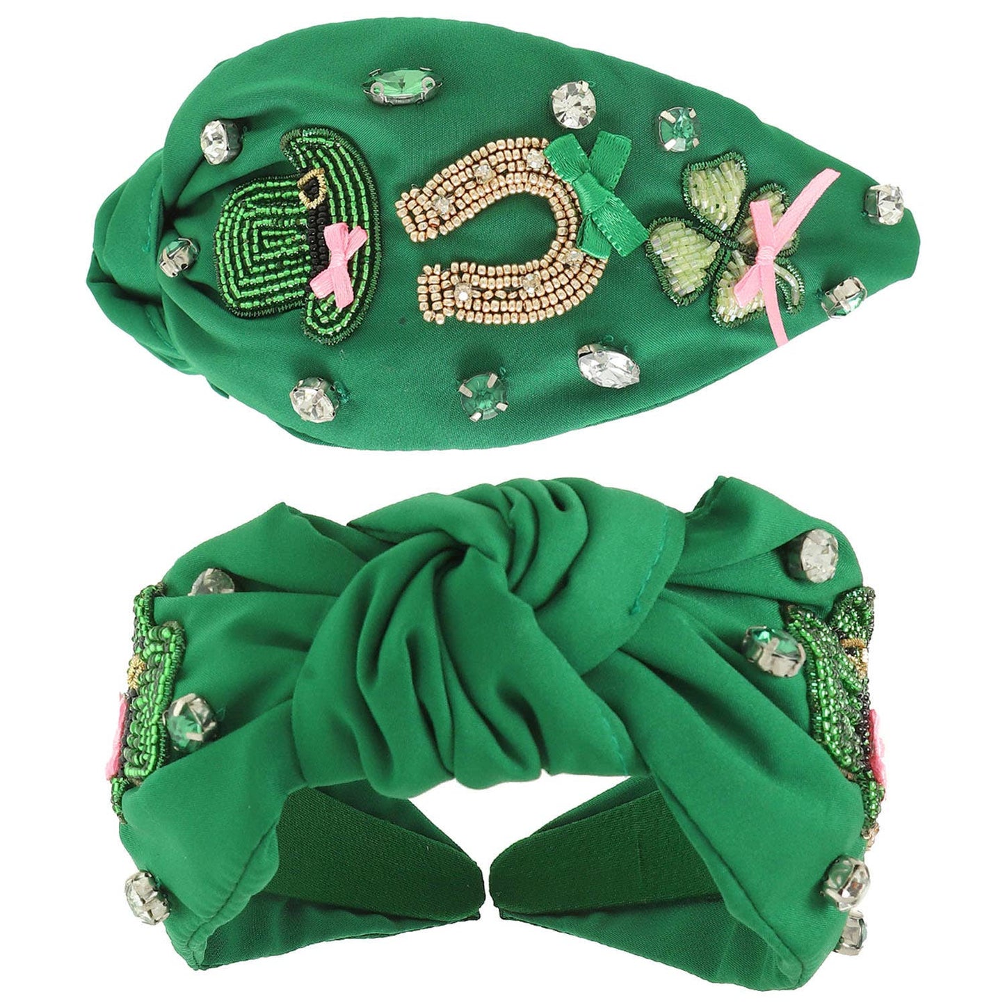 St. Patrick's Theme Top Knotted Headband