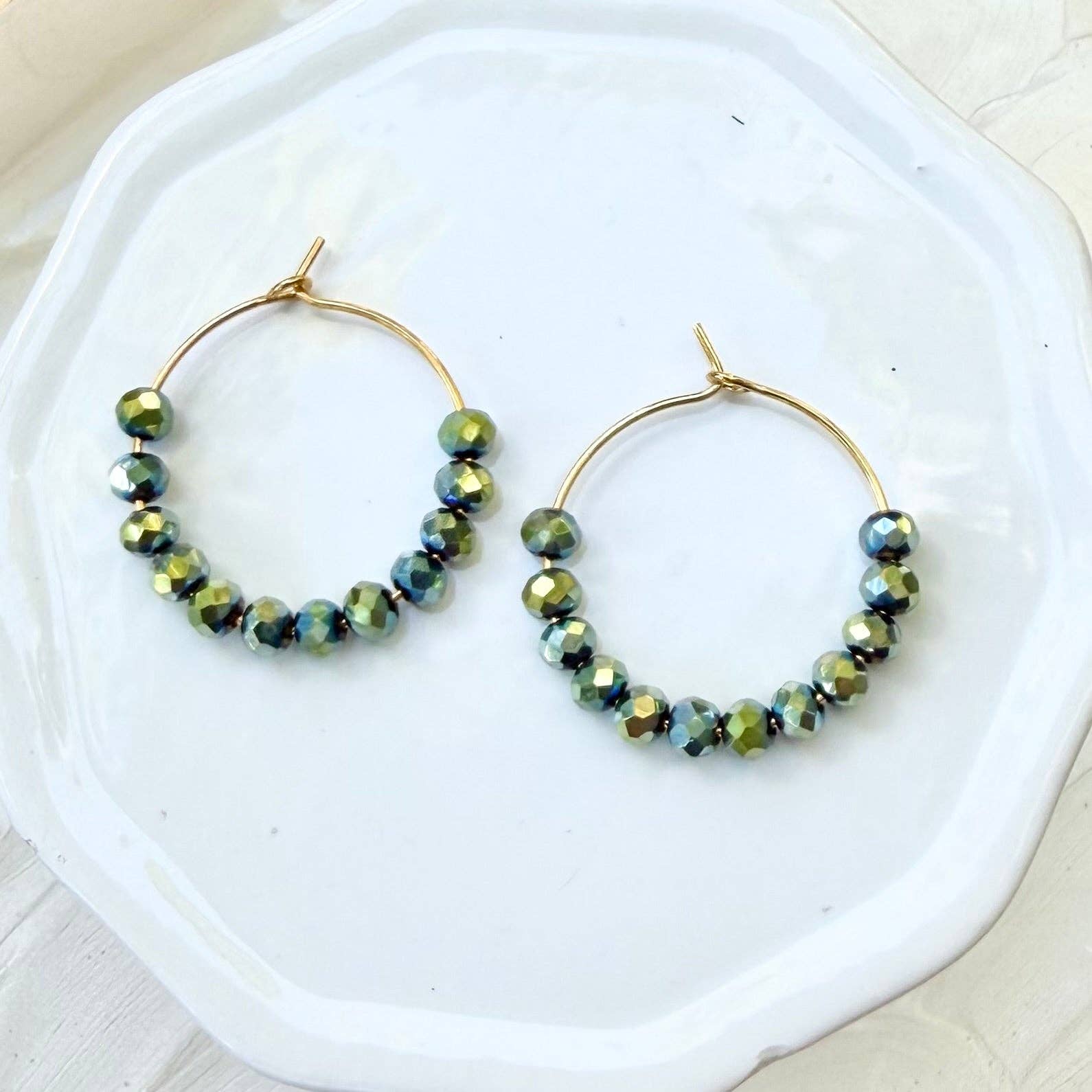 Malia | Iridescent Forest Green | Autumn - Surprise Lily
