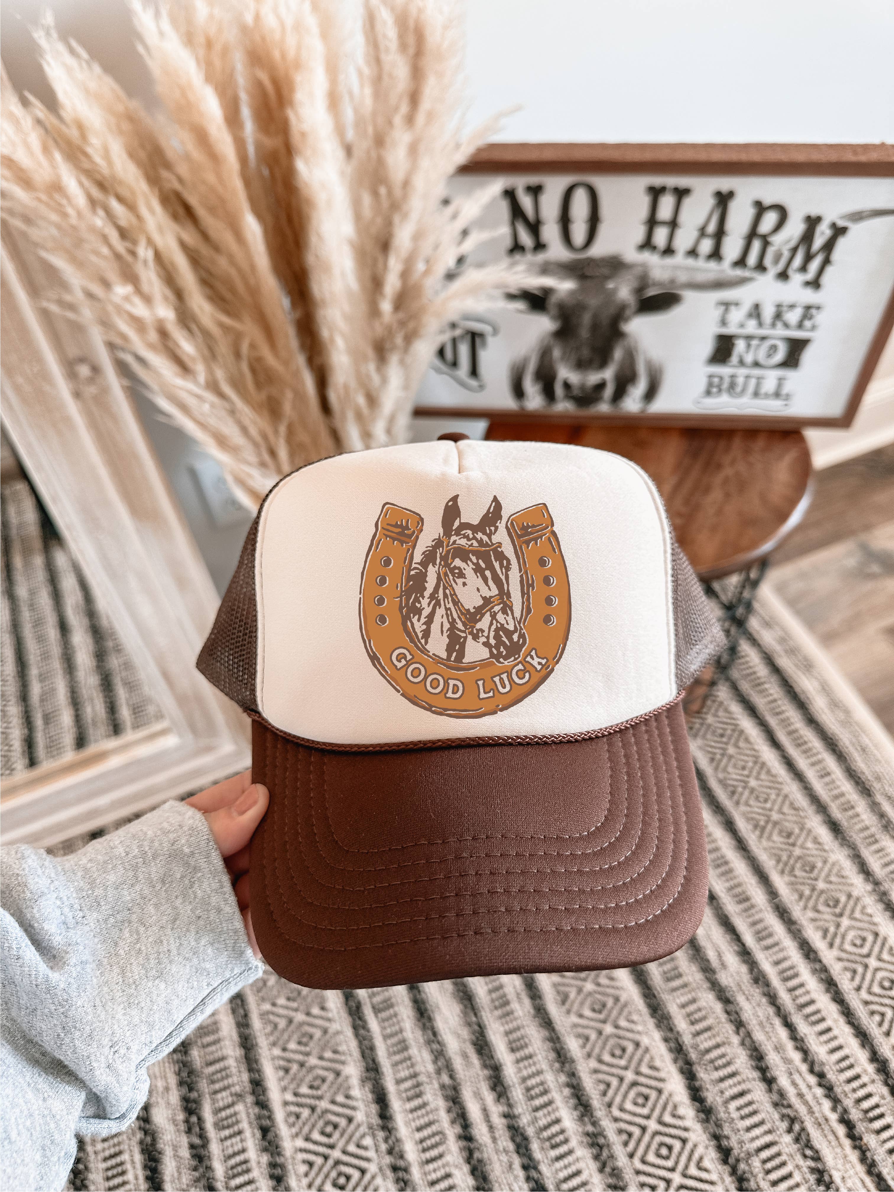 Good Luck Pony Trucker Hat - Surprise Lily