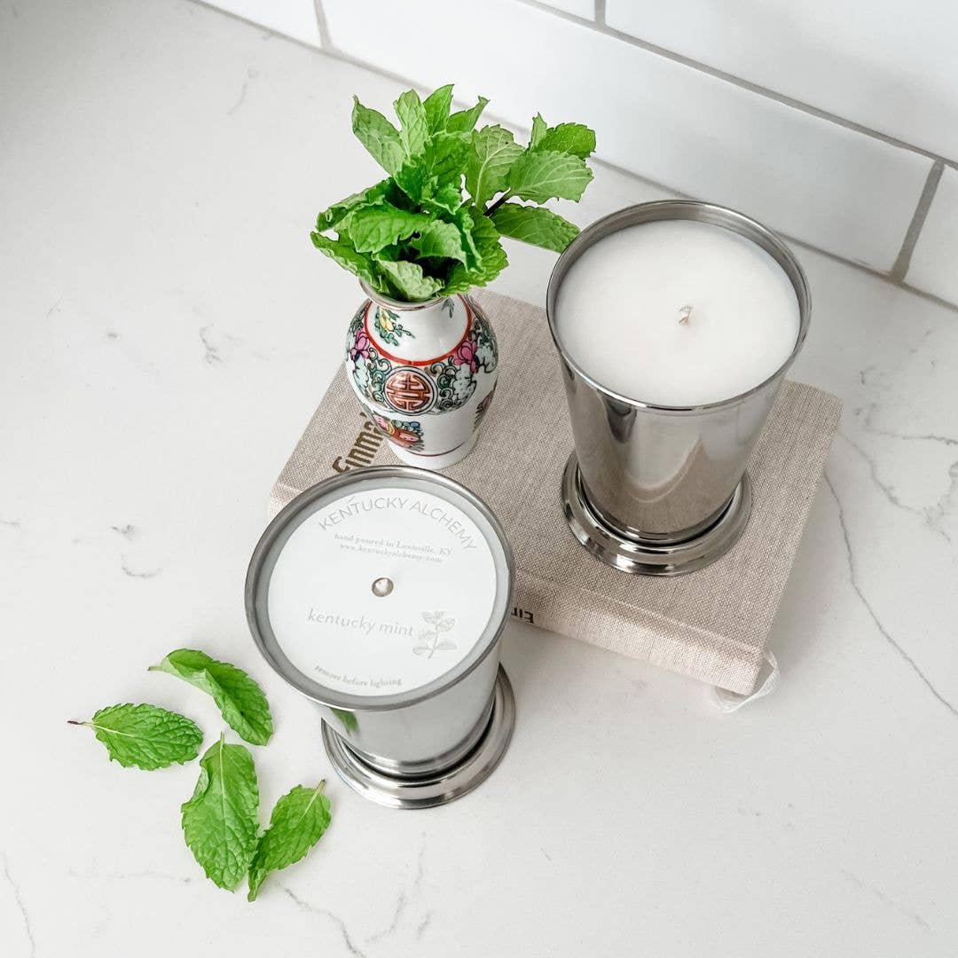 Kentucky Mint Candle in Julep Cup - 10oz