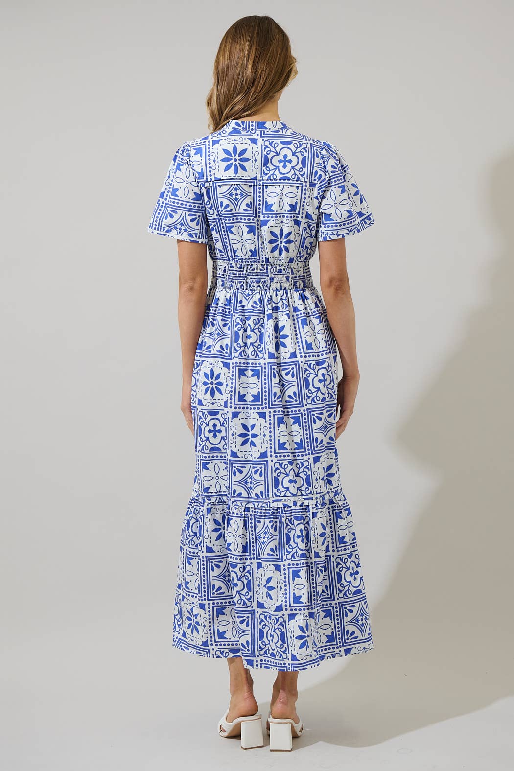Arbor Floral Belraj Poplin Maxi Dress - Surprise Lily