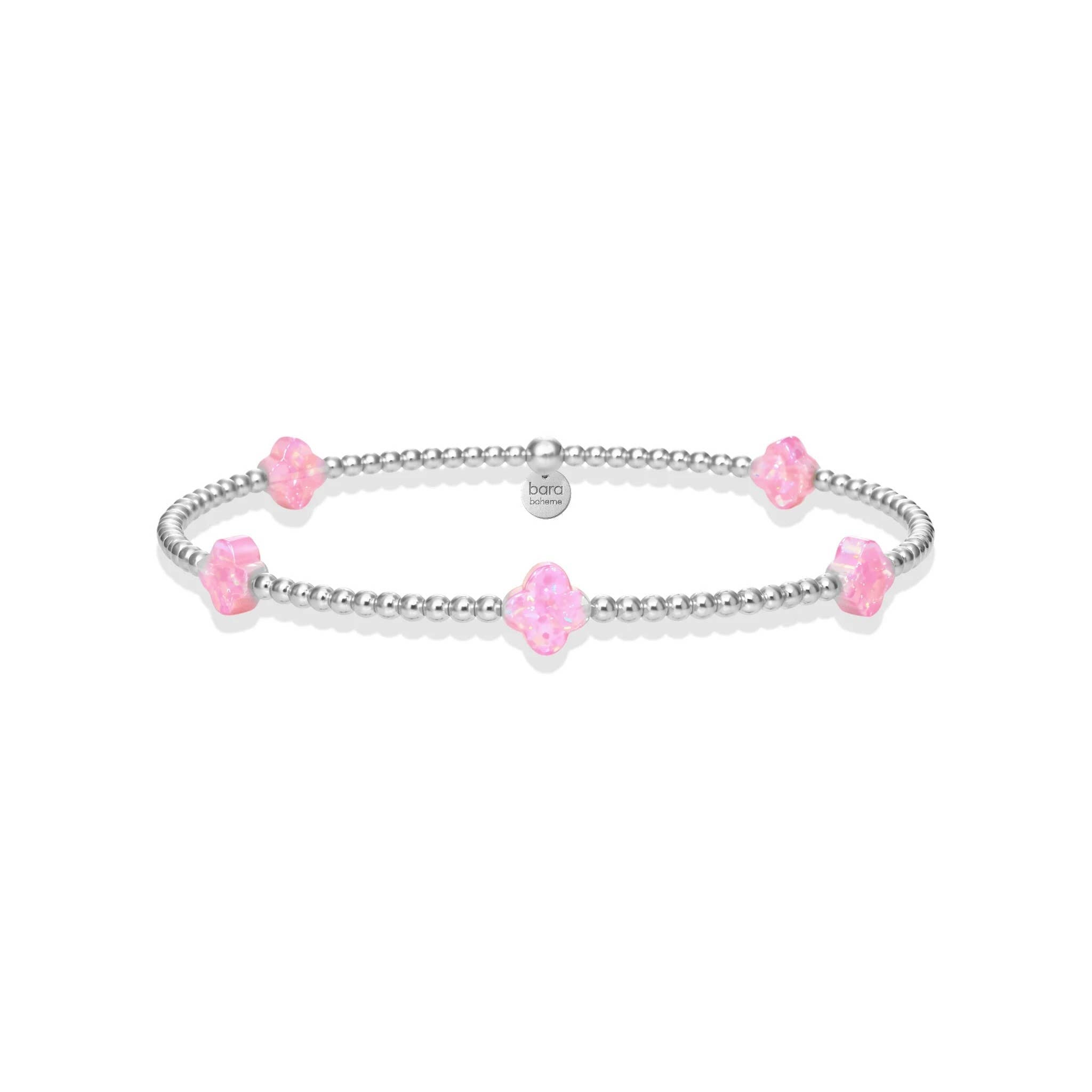Clover BTY SM | 2MM Beaded Opal Bracelet - Surprise Lily