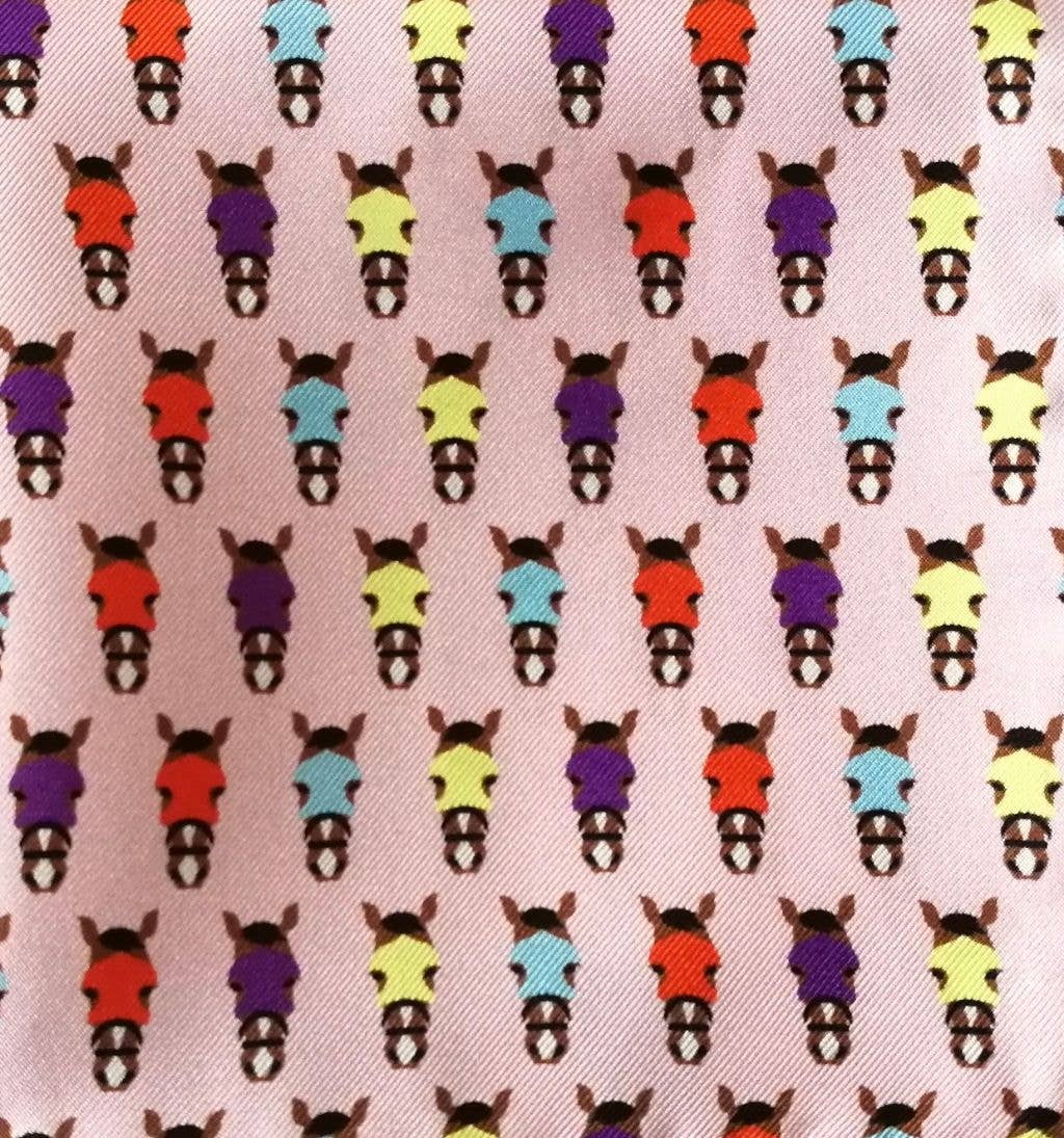 Horse Blinder Necktie Horse Racing