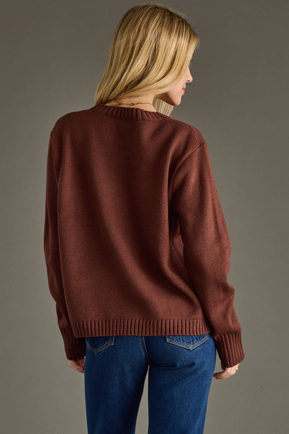 Brown Bourbon Weather Sweater