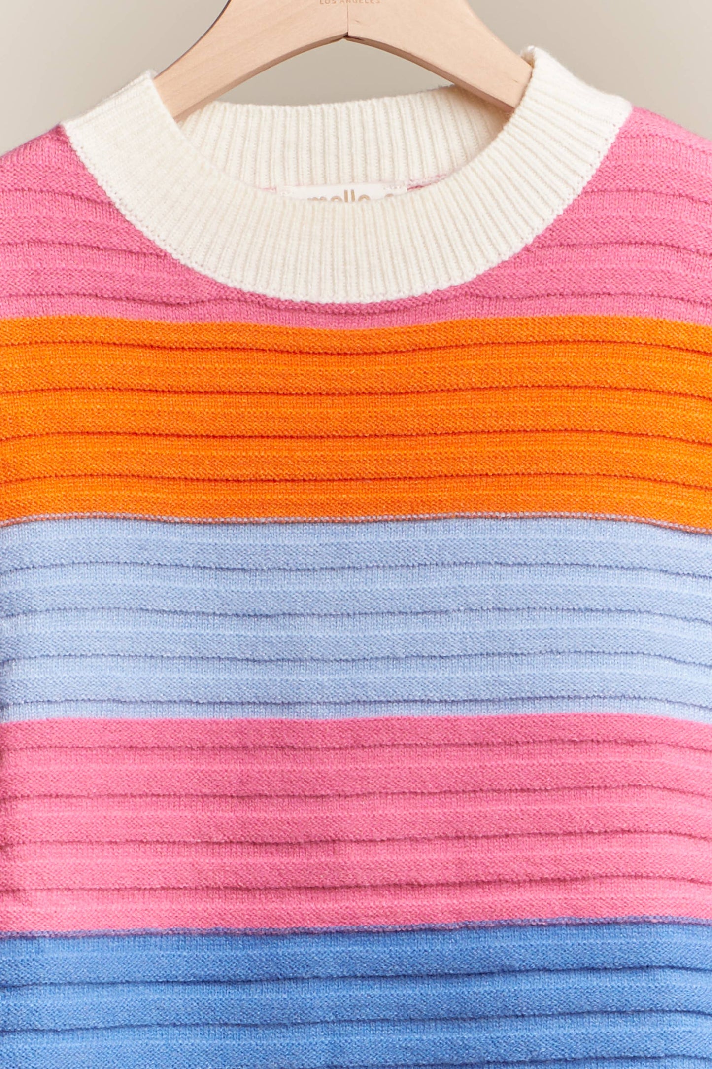 Sunset Stripes Knit Sweater Top