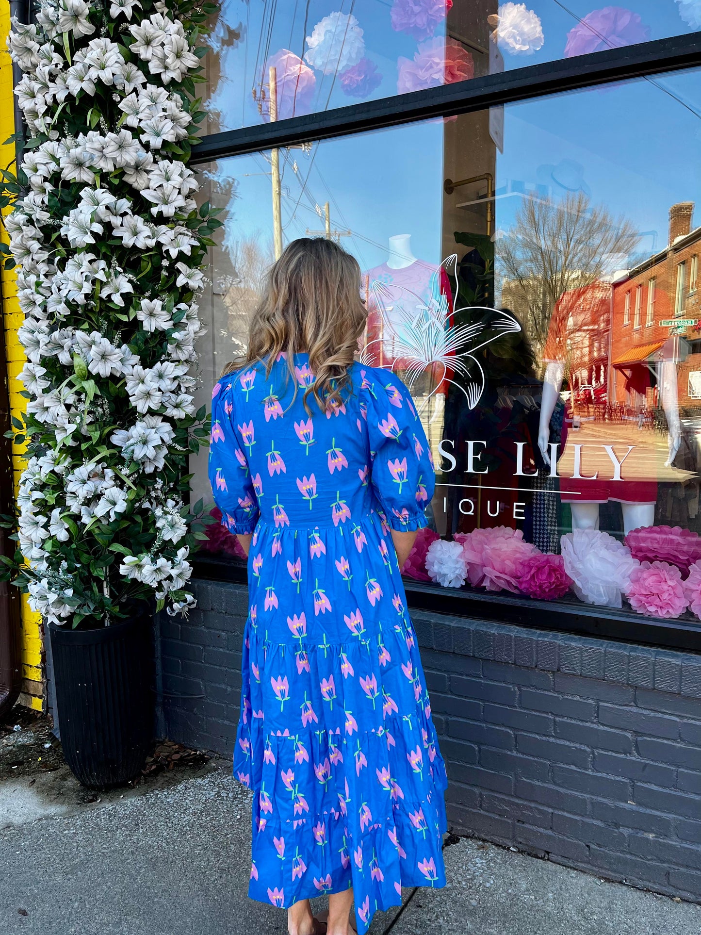 Poppy Maxi Dress in Blue